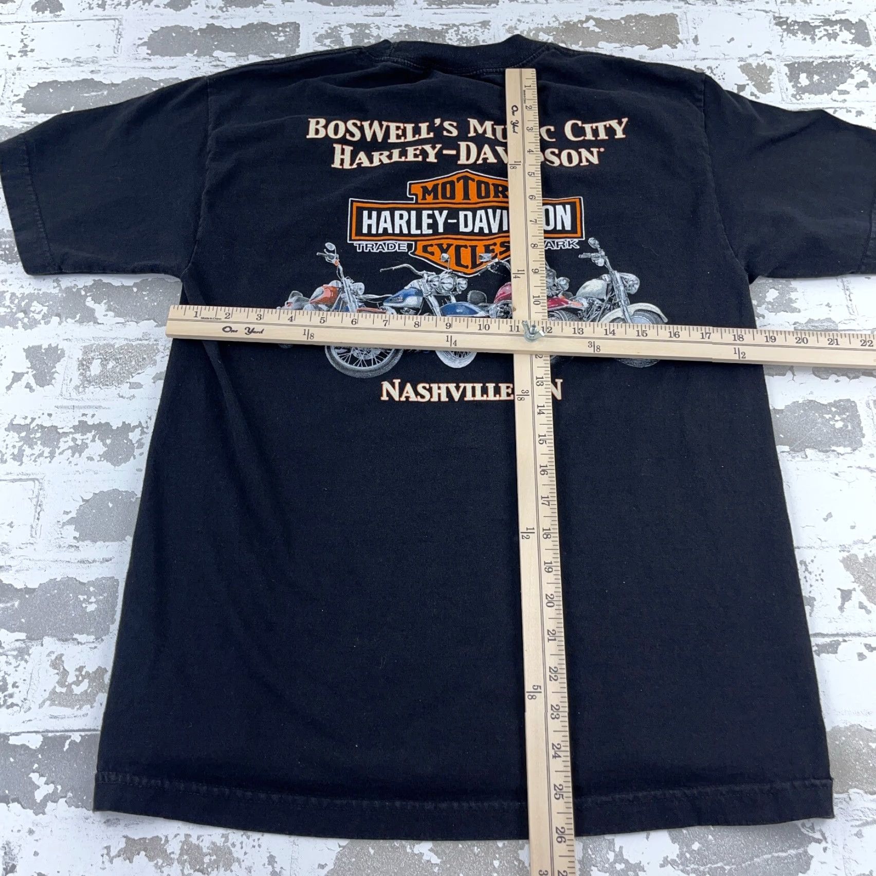 Harley Davidson VINTAGE Harley-Davidson Shirt Men M Black T Tee Biker Skull 80s USA Logo Graphic Print Size US M / EU 48-50 / 2 - 6 Thumbnail