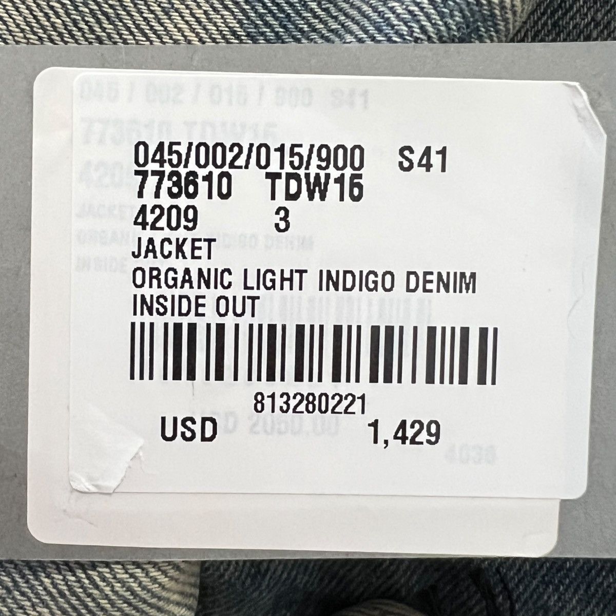 Balenciaga BALENCIAGA 24SS Inside-Out Oversized Organic Denim Jacket Size US L / EU 52-54 / 3 - 11 Thumbnail