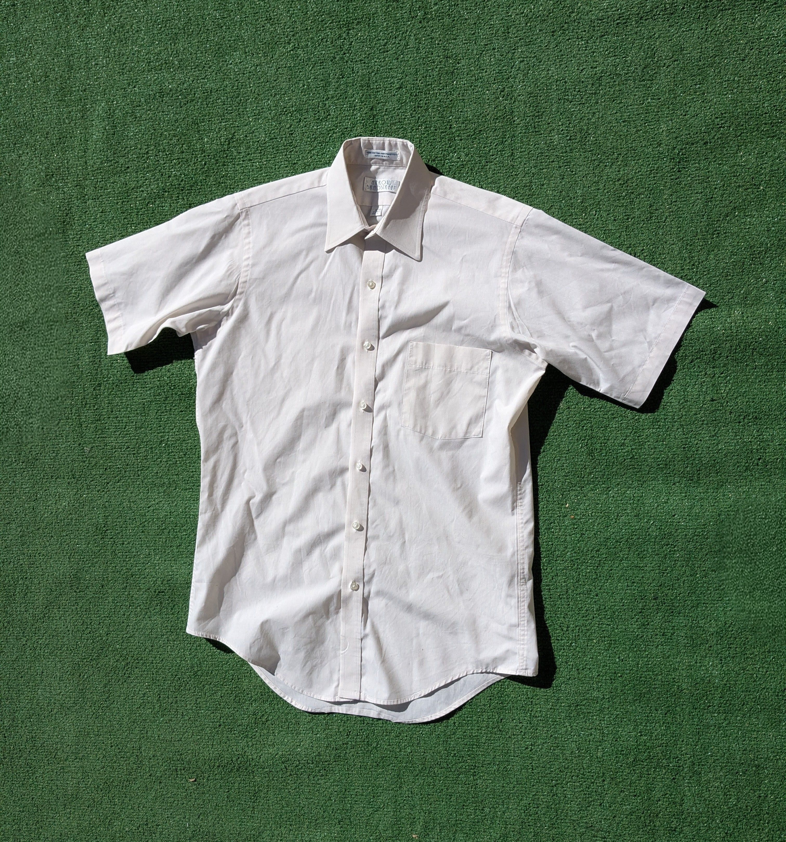 Arrow VTG Arrow USA Bradstreet Eggshell White Button Down Shirt Size US M / EU 48-50 / 2 - 5 Thumbnail