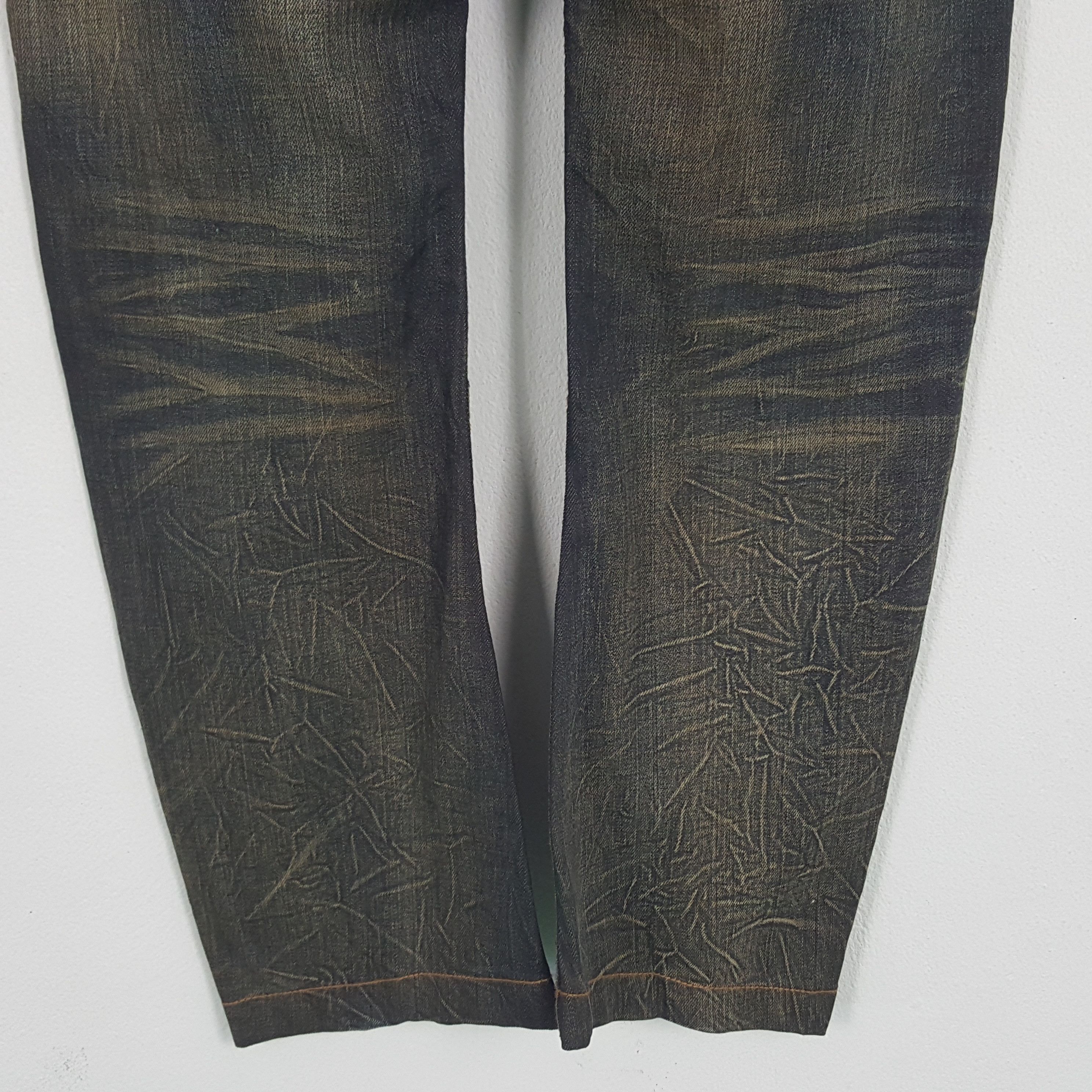 Vintage Vintage Tough Jeansmith American Patches Art Denim Jeans Size US 31 - 6 Thumbnail