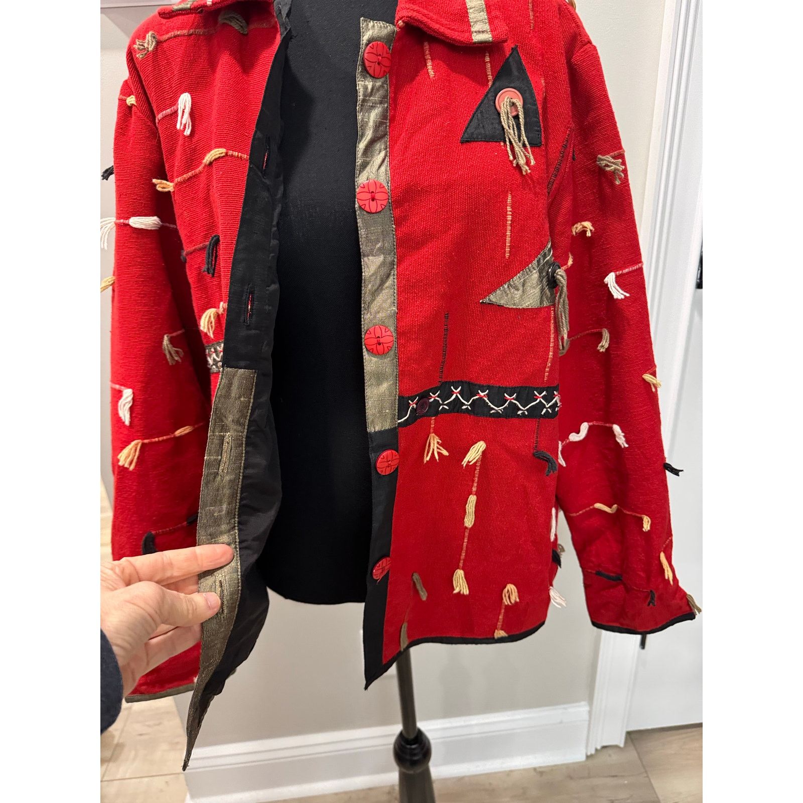 Orvis Vintage Orvis Shacket Southwestern Jacket Boho - Large Size L / US 10 / IT 46 - 3 Thumbnail