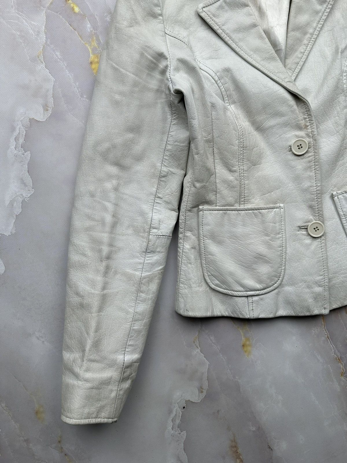 Japanese Brand Vintage Leather Jacket Size S / US 4 / IT 40 - 5 Thumbnail