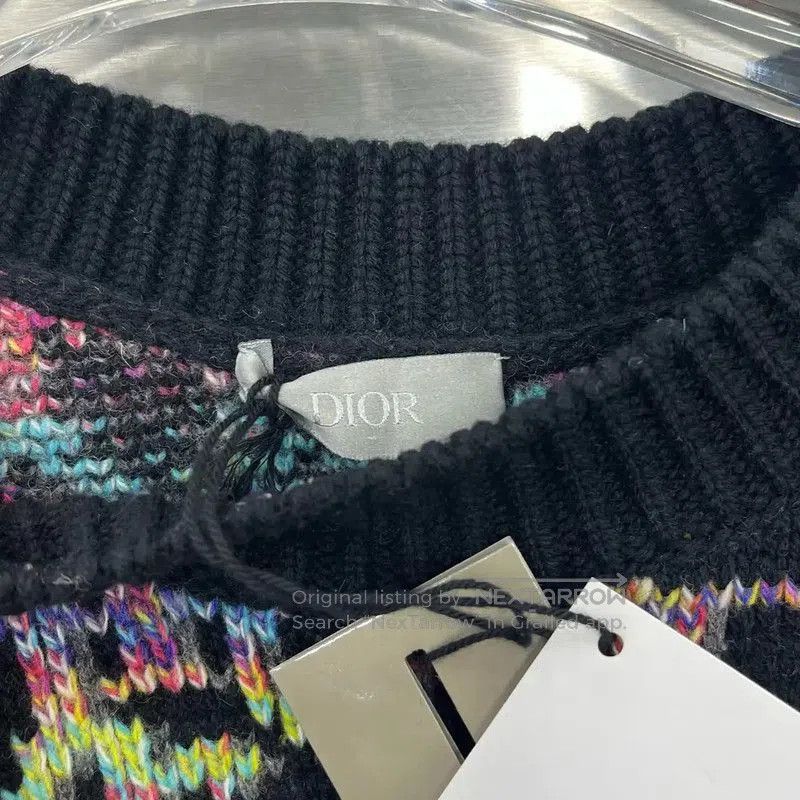 Dior Dior Black Graphic Pullover Sweater . Size XS / US 0-2 / IT 36-38 - 3 Thumbnail