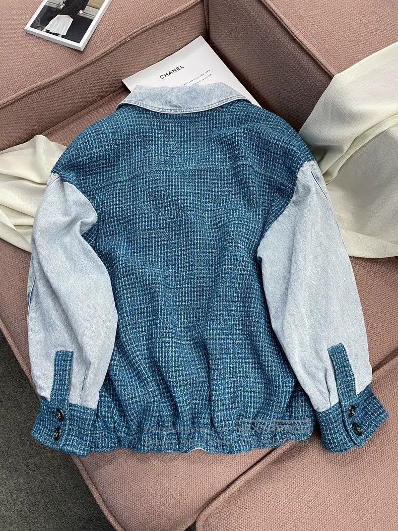 Chanel Chanel Peacock blue silhouette woven denim jacket Size XS / US 0-2 / IT 36-38 - 4 Thumbnail