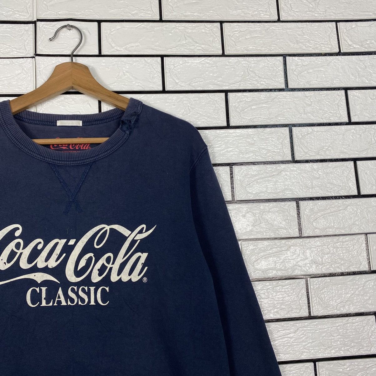 Japanese Brand Vintage Sweatshirt Coca Cola Big Logo Size US L / EU 52-54 / 3 - 7 Thumbnail