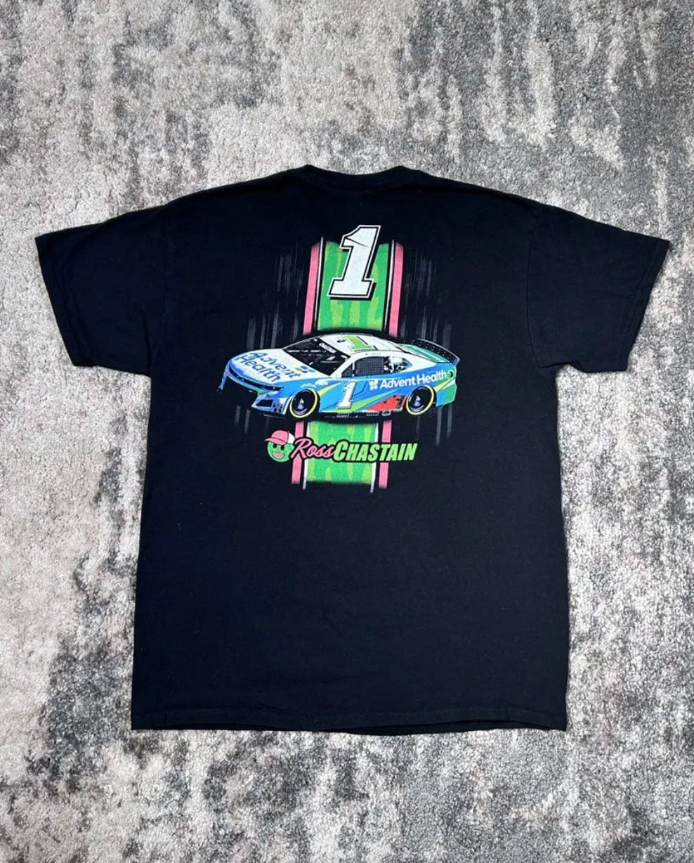 Vintage ROSS CHASTAIN #1 NASCAR VINTAGE TEE Size US L / EU 52-54 / 3 - 1 Thumbnail
