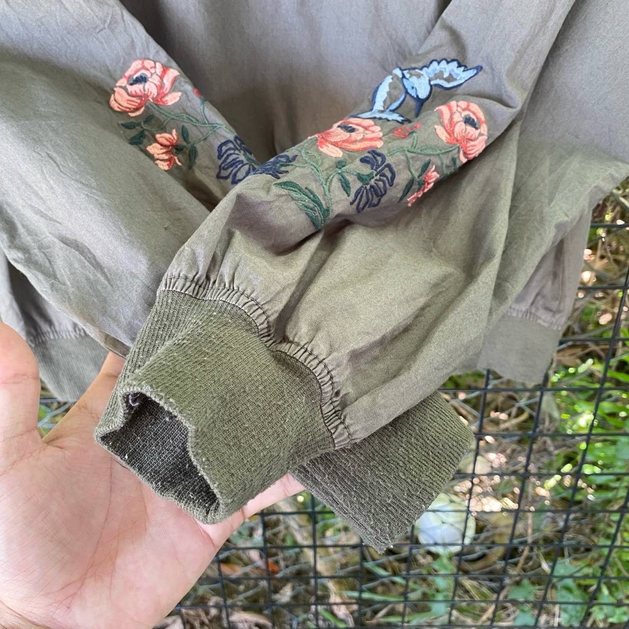 Japanese Brand Vintage Floral Motive Bomber Jacket Size M / US 6-8 / IT 42-44 - 9 Thumbnail