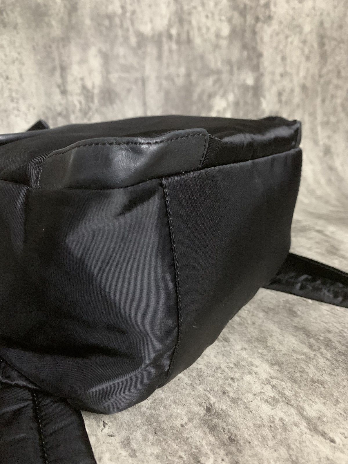 Yohji Yamamoto Yohji Yamamoto Y’saccs Nylon Mix Leather Small Backpack Size ONE SIZE - 9 Thumbnail