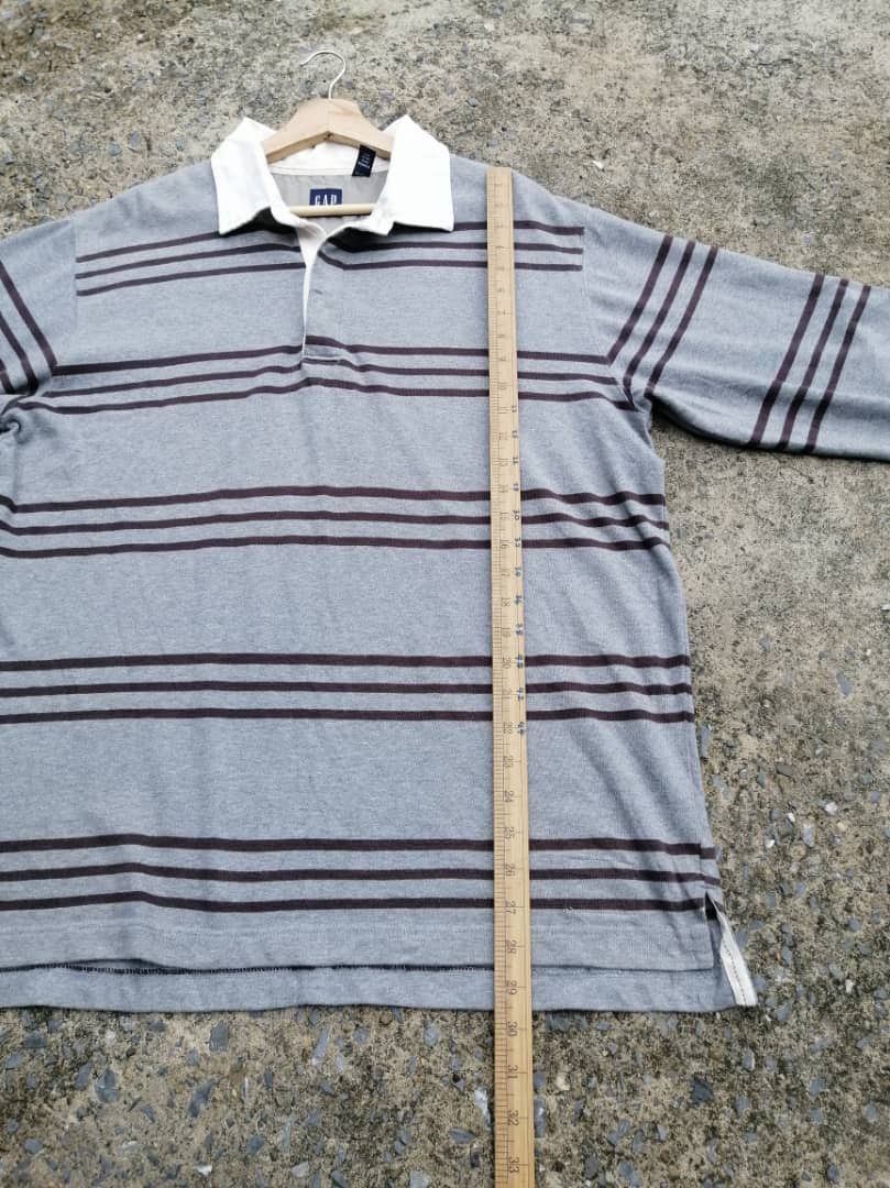 Gap Gap Stripe Polo Rugby Longsleeve Shirt Size US L / EU 52-54 / 3 - 3 Thumbnail