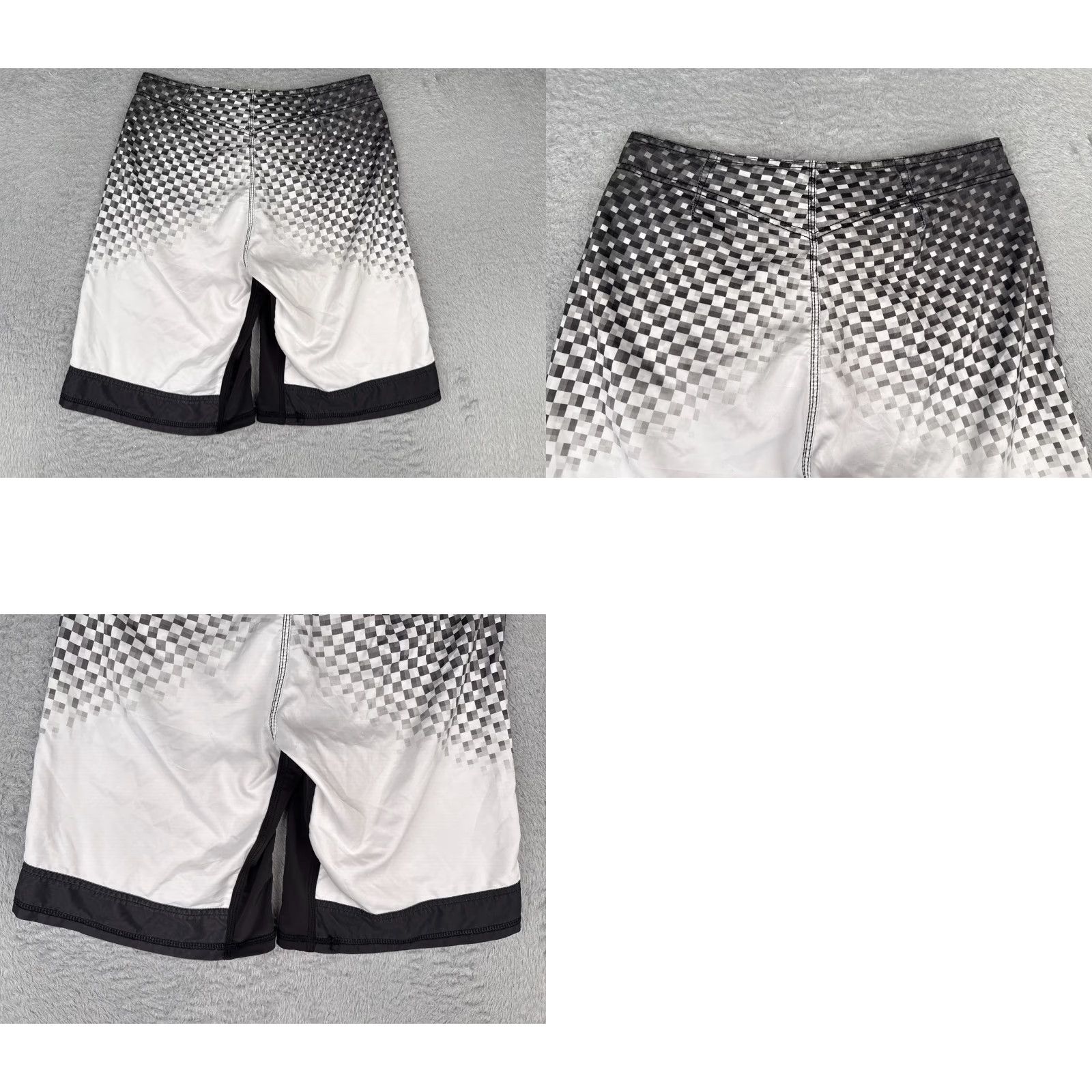 Vintage MMA Elite Shorts Mens Small White Black Drawstring Waist Gym Workout Training Size US 30 / EU 46 - 9 Thumbnail