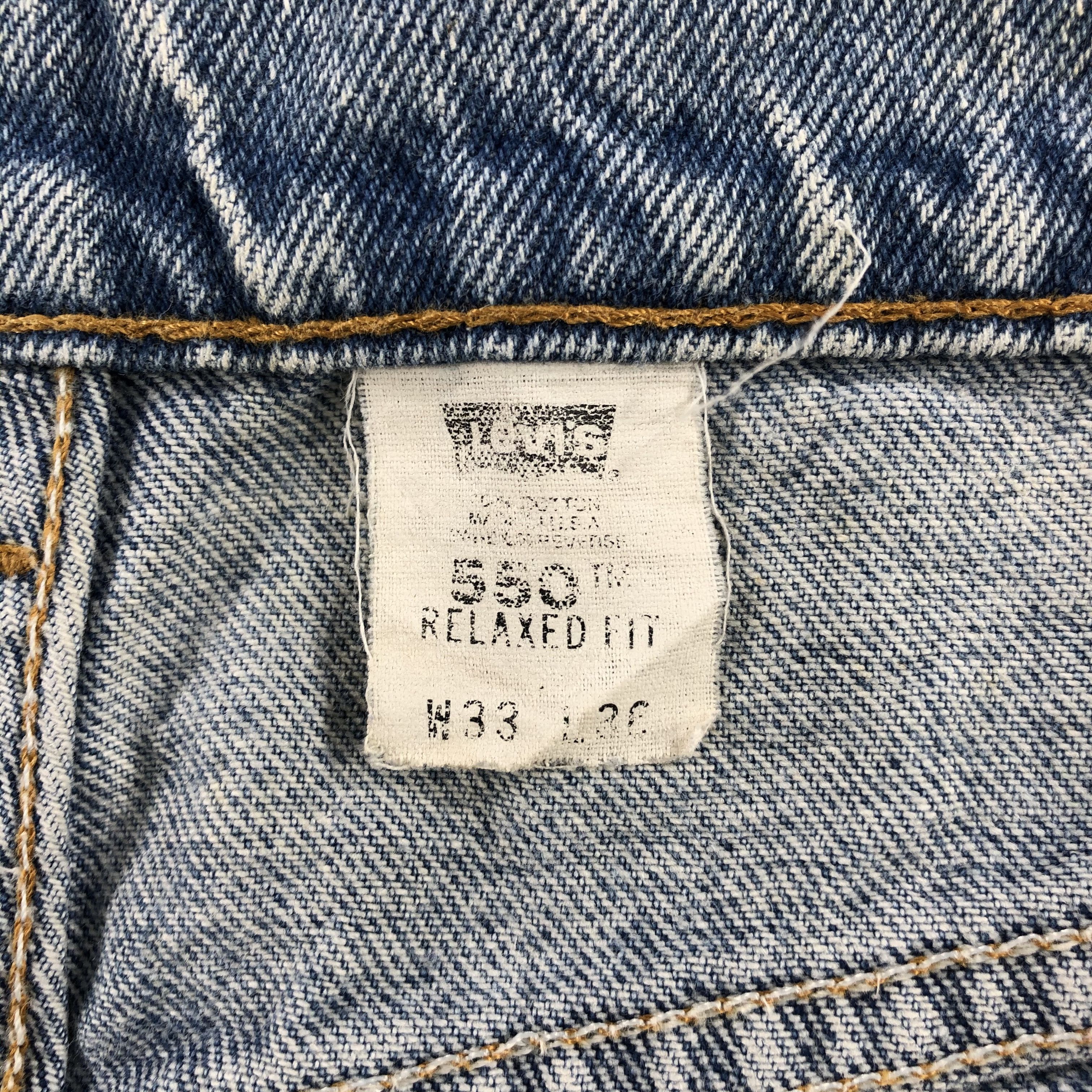 Levi's Vintage Light Wash Levis 550 Jeans-J2184 Size US 32 / EU 48 - 12 Thumbnail