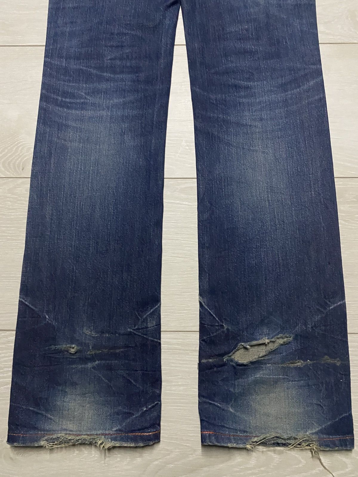 Edwin Vintagw Japanese Edwin 503 Blue Trip Mud Wash Skinny Jeans Size US 29 - 6 Thumbnail