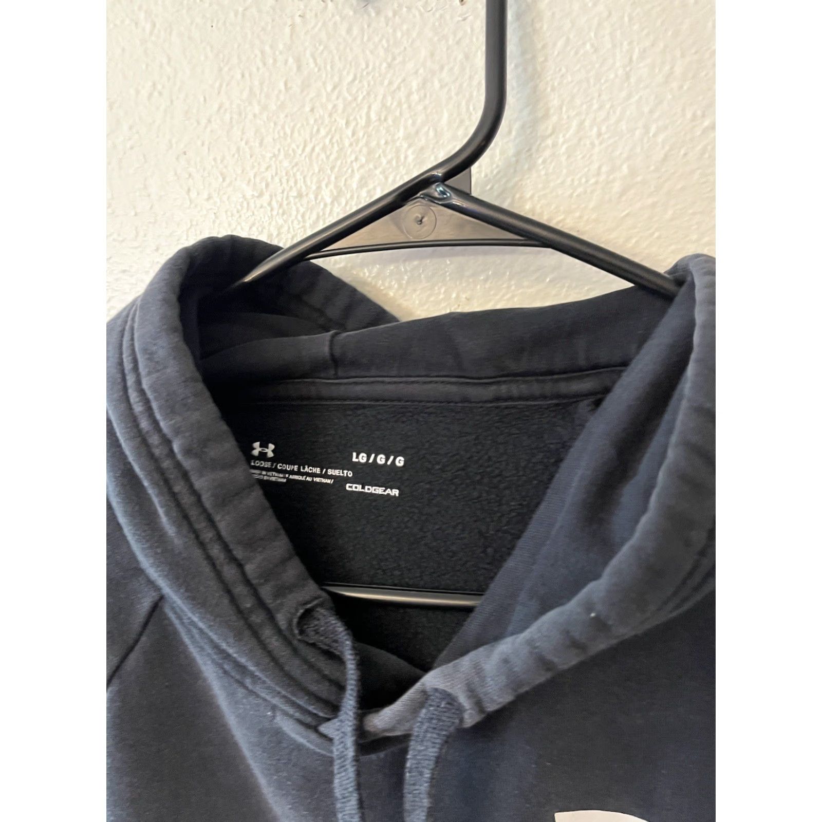 Under Armour Under Armour Mens Hoodie Logo Fleece Sweatshirt Pullover Black Large Size US L / EU 52-54 / 3 - 2 Thumbnail