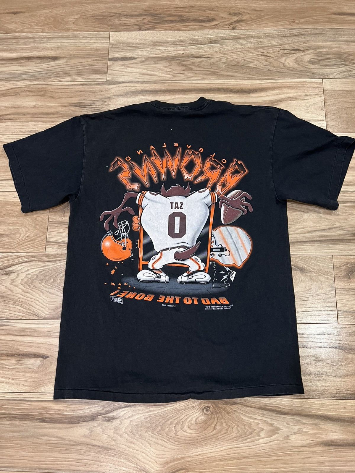 Vintage 1994 Cleveland Browns x Looney Tunes Taz Tee Size US L / EU 52-54 / 3 - 2 Thumbnail