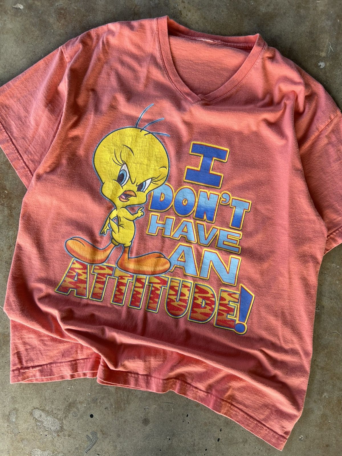 Disney Vintage 90’s Warner Bros Looney Tunes Tweety Promo T Shirt Size US XL / EU 56 / 4 - 2 Thumbnail