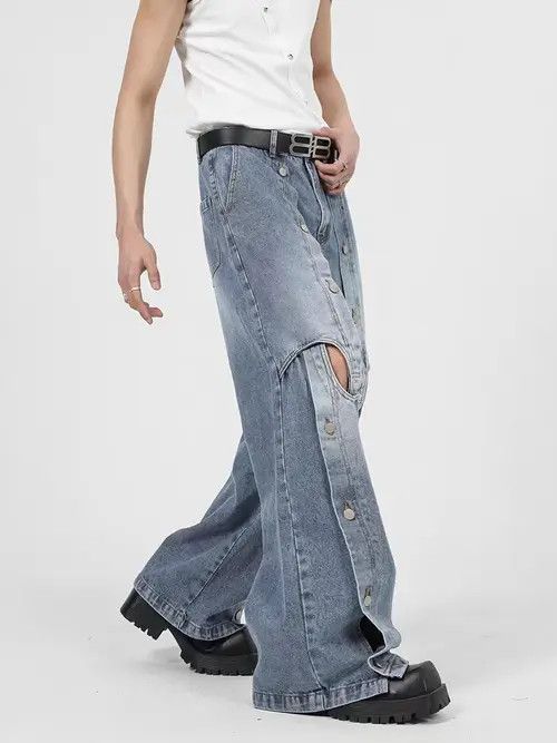 VIBE Vintage Pleated Workwear Micro Flare Casual Pants Size US 30 / EU 46 - 8 Thumbnail