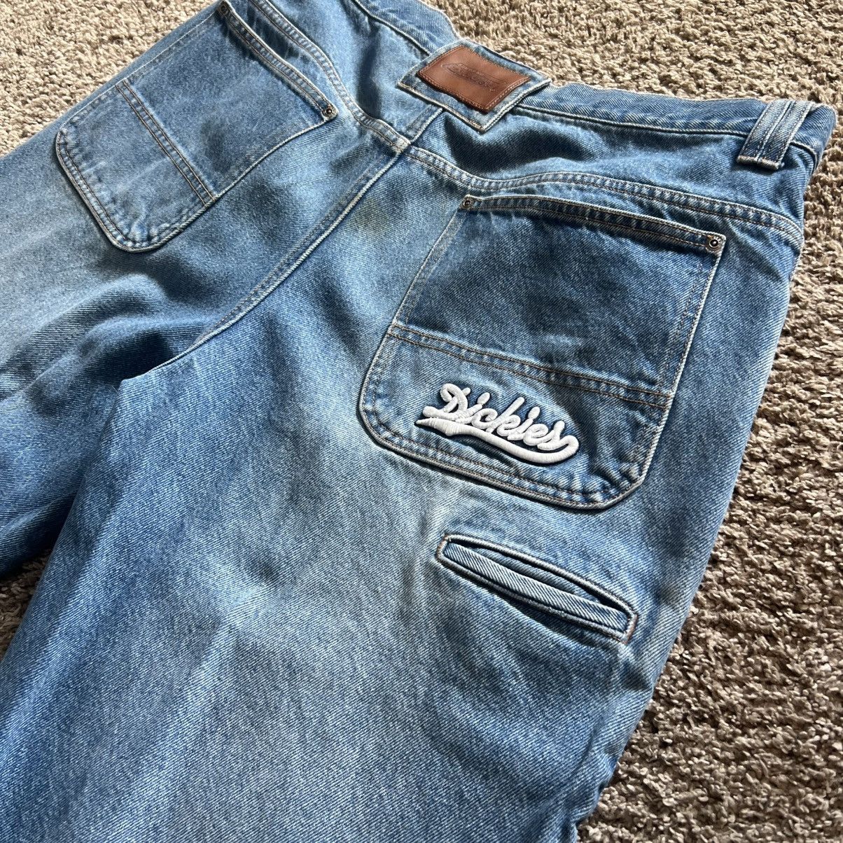 Dickies × Supreme SUPREME X DICKIES Washed Indigo double knee jeans Size US 36 / EU 52 - 3 Thumbnail