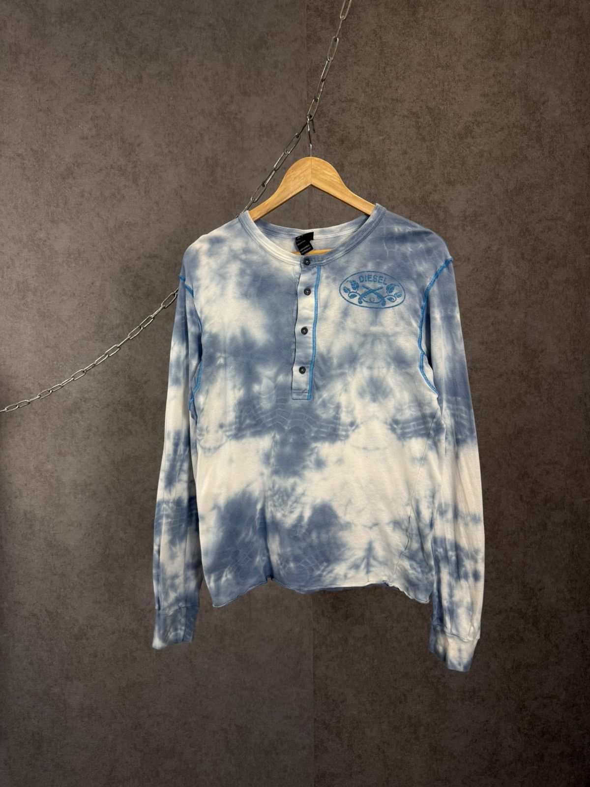Diesel Diesel Tie Dye vintage longsleeve Size US S / EU 44-46 / 1 - 1 Thumbnail