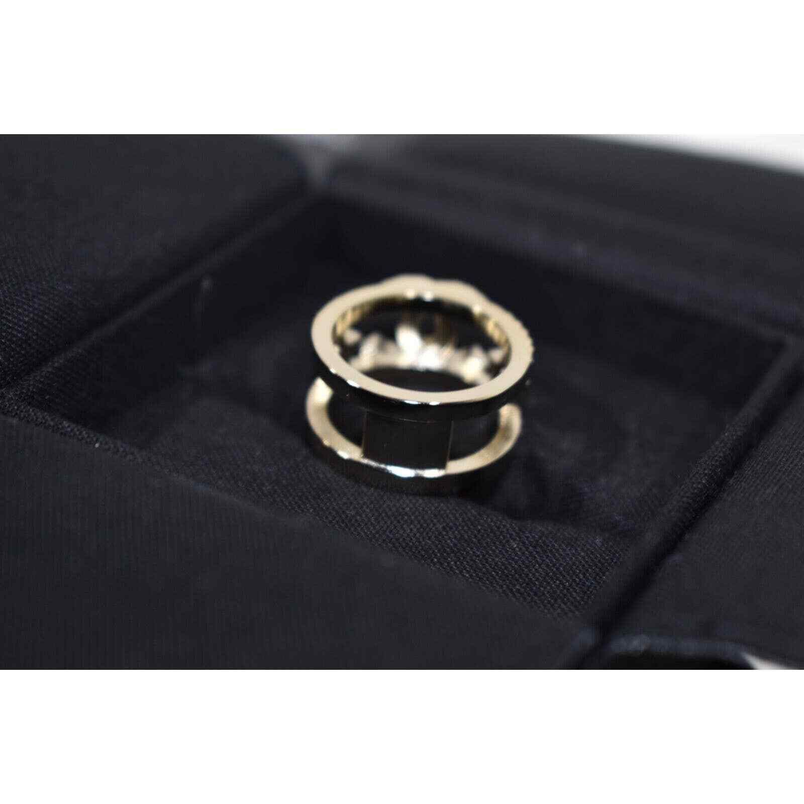 Chanel Chanel 22S Gold Crystal Star Interlocking Fashion Ring 52 6 Size ONE SIZE - 11 Thumbnail