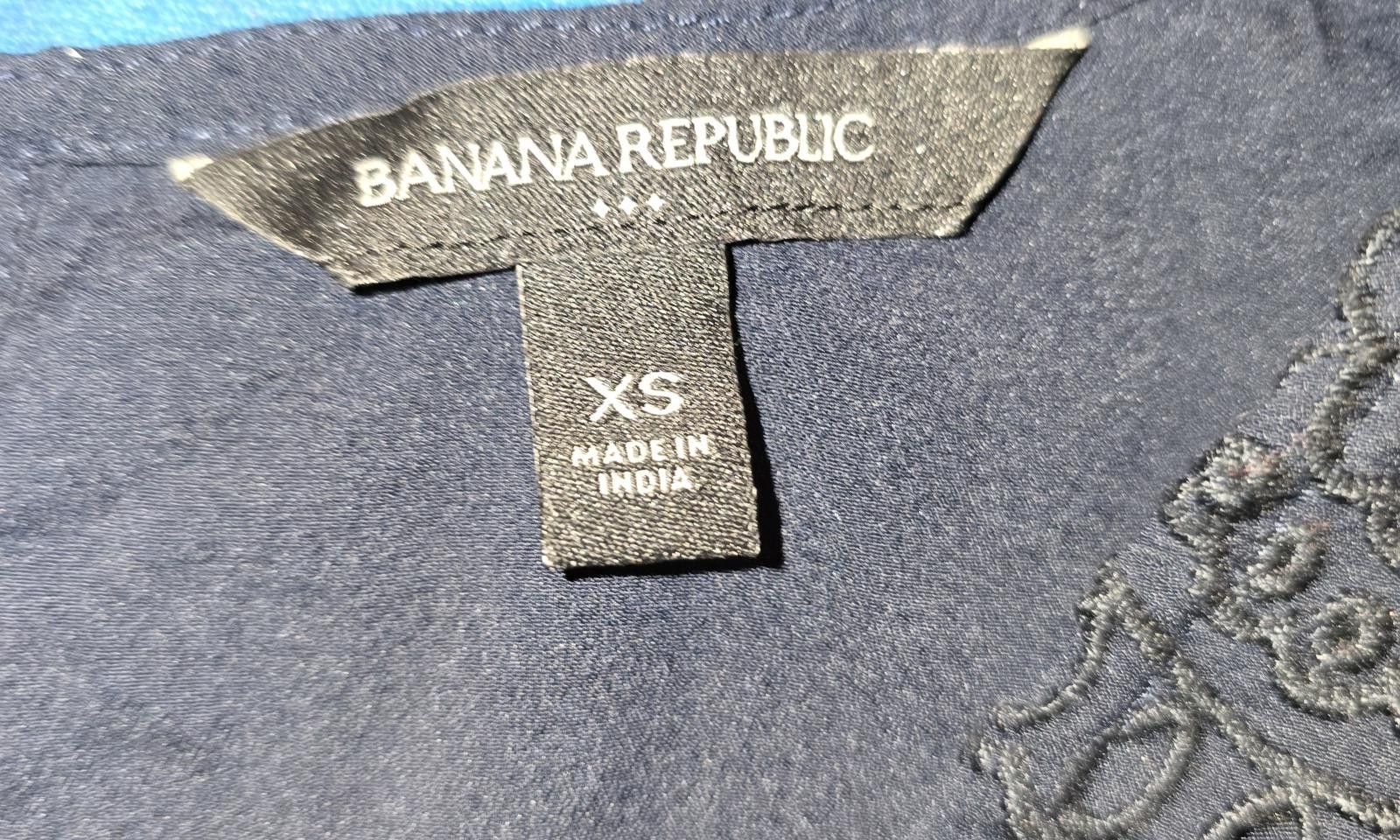 Banana Republic Elegant Black Lace with Intricate Embroidery Size XS / US 0-2 / IT 36-38 - 2 Thumbnail