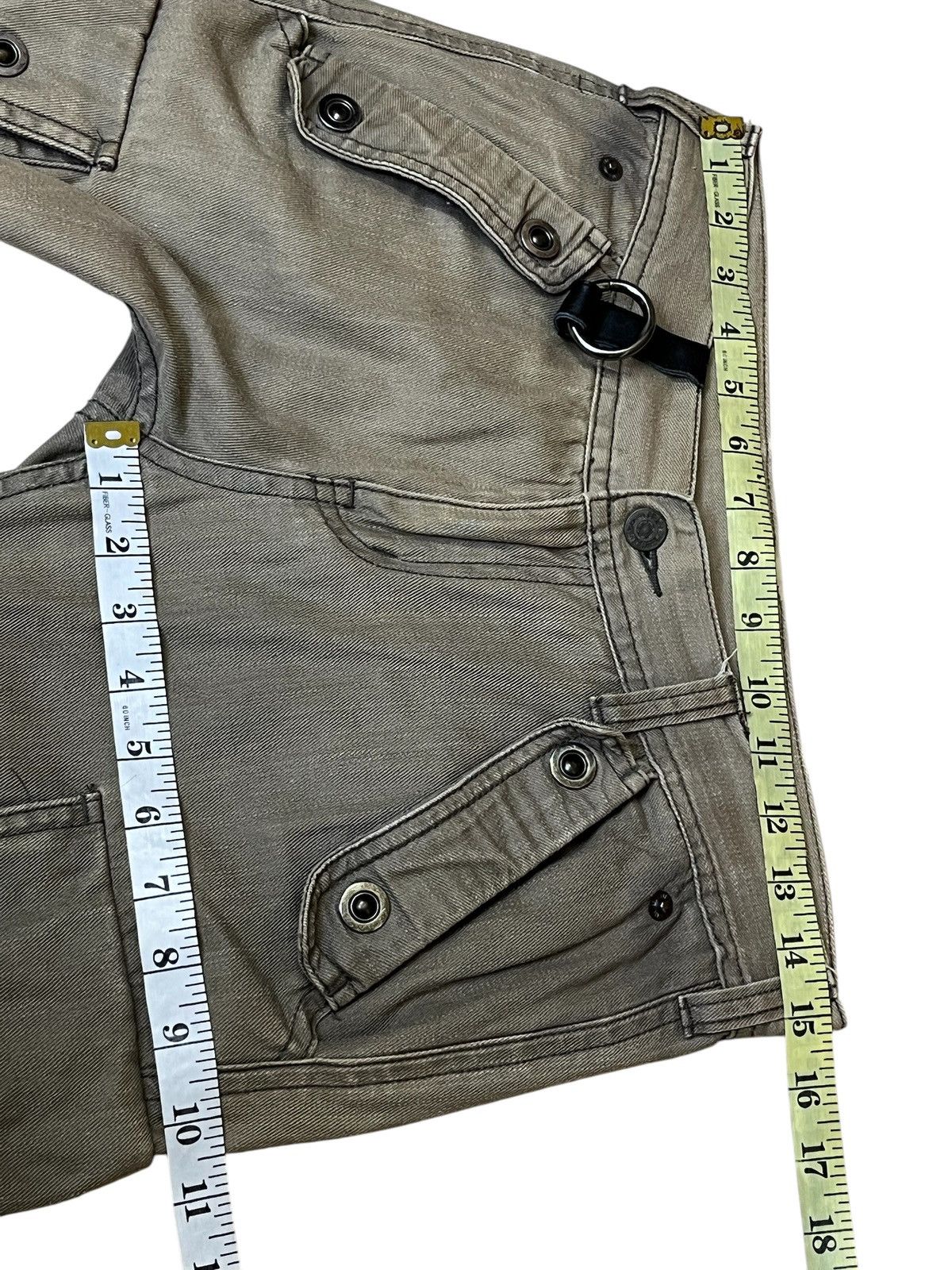 Tornado Mart SICK🔥VINTAGE TORNADO MART JAPAN BONDAGE STRAP FLARE PANT Size US 30 / EU 46 - 14 Thumbnail