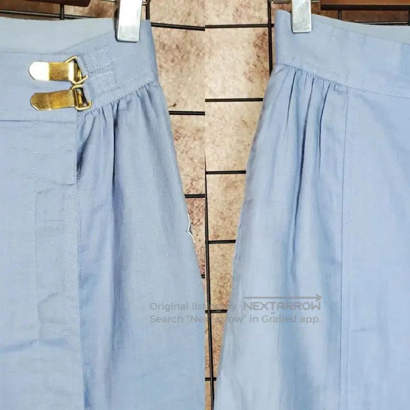 Dior Dior Embroidered Blue A-Line Skirt for Summer . Size 26" / US 2 / IT 38 - 3 Thumbnail