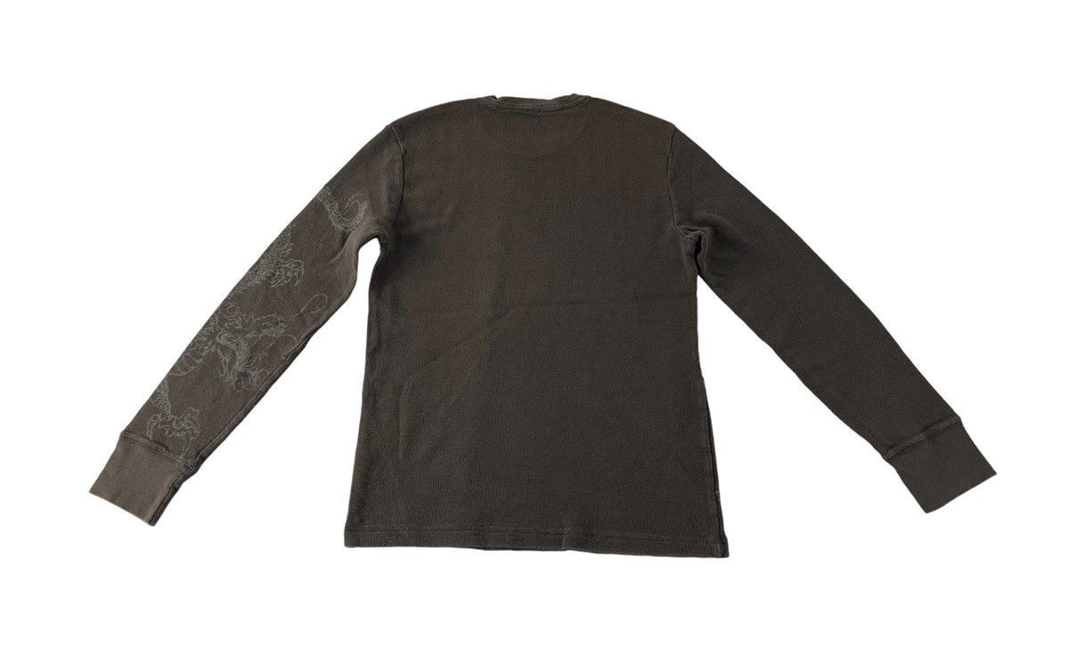 Ecko Unltd. Marc Ecko Big Dragon Over Printed Longsleeve Slim Fit Tee Size S / US 4 / IT 40 - 6 Thumbnail