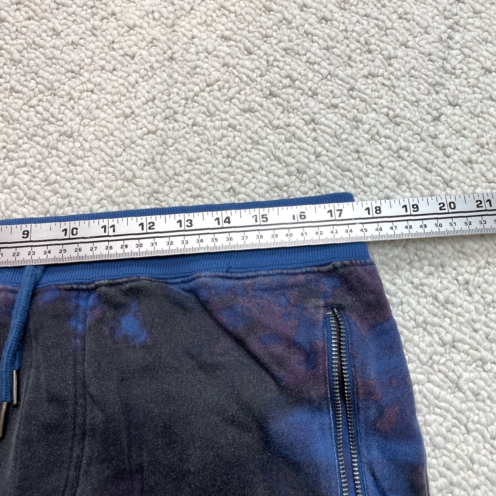 Vintage VINTAGE INC International Concepts Sweatpants Mens Large Dark Blue Zip Pockets 35x29 for Mens Size US 35 - 6 Thumbnail
