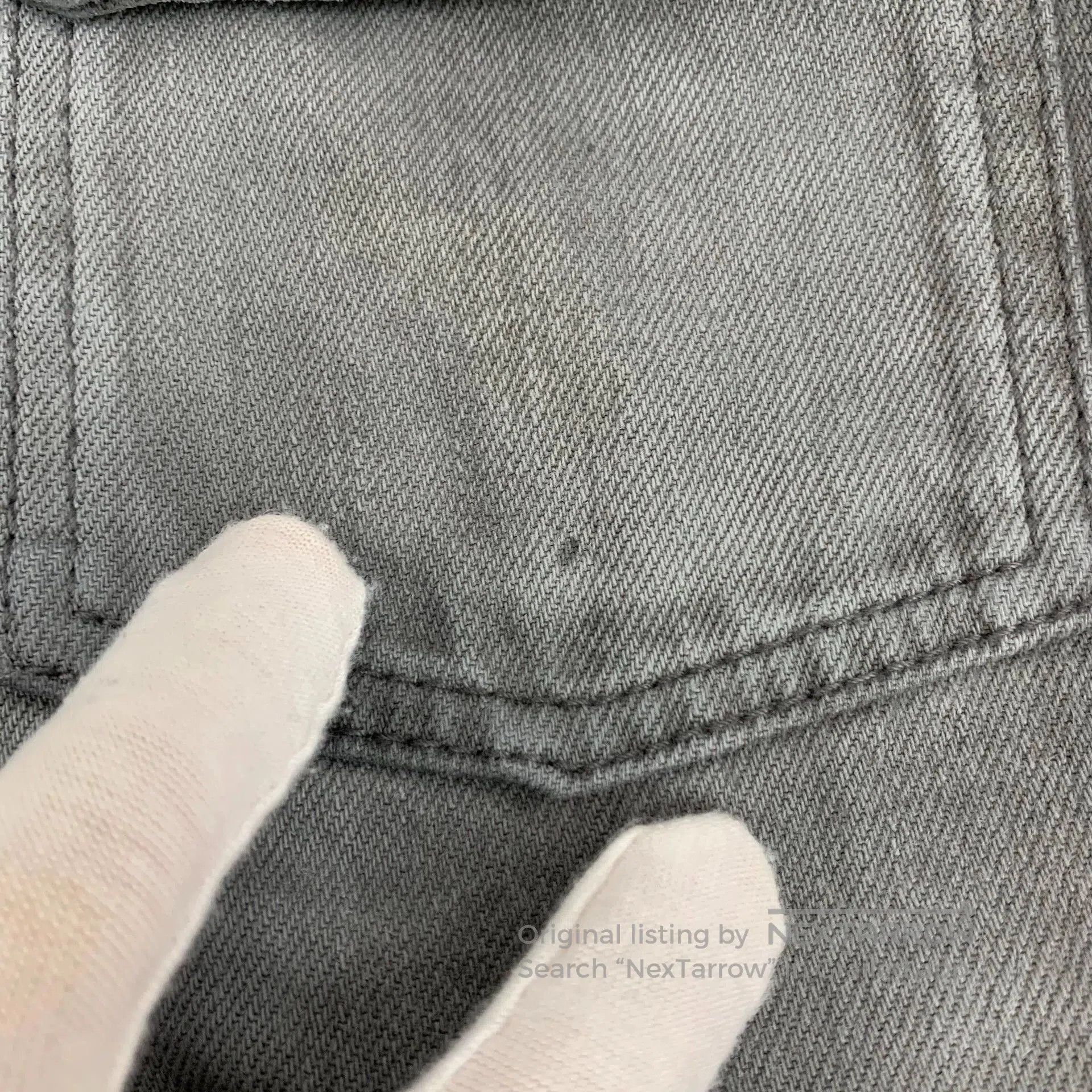 Dior Dior Gray Washed Bee Embroidery Denim Jacket. Size US S / EU 44-46 / 1 - 9 Thumbnail
