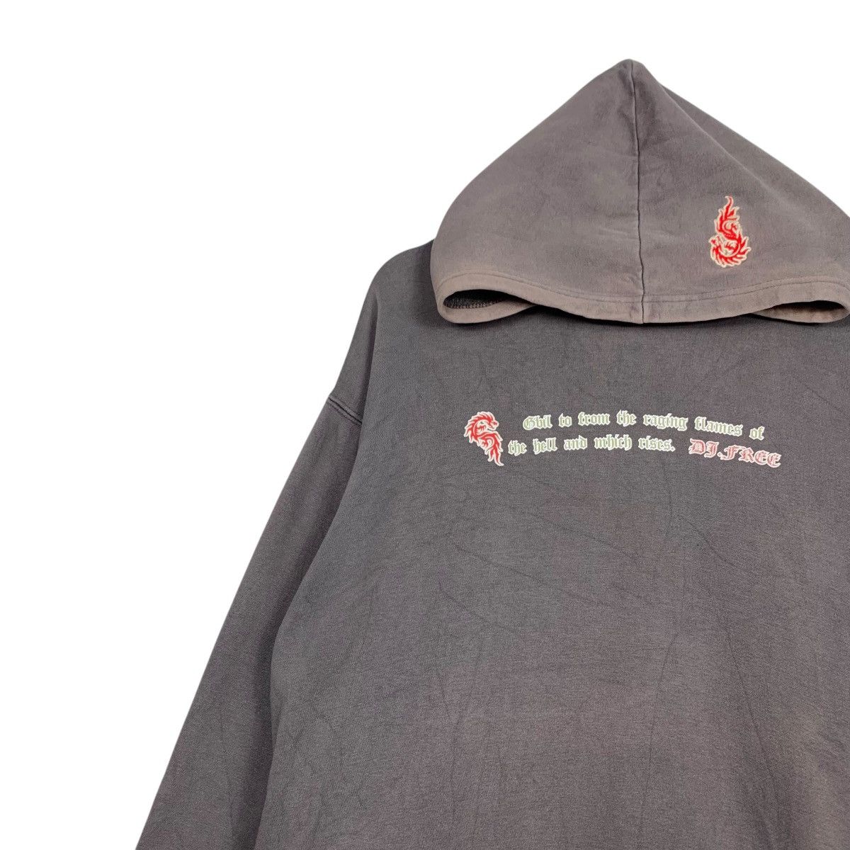 Japanese Brand DJ FREE Control The World Big Logo Hoodies #2215-C98 Size US M / EU 48-50 / 2 - 6 Thumbnail