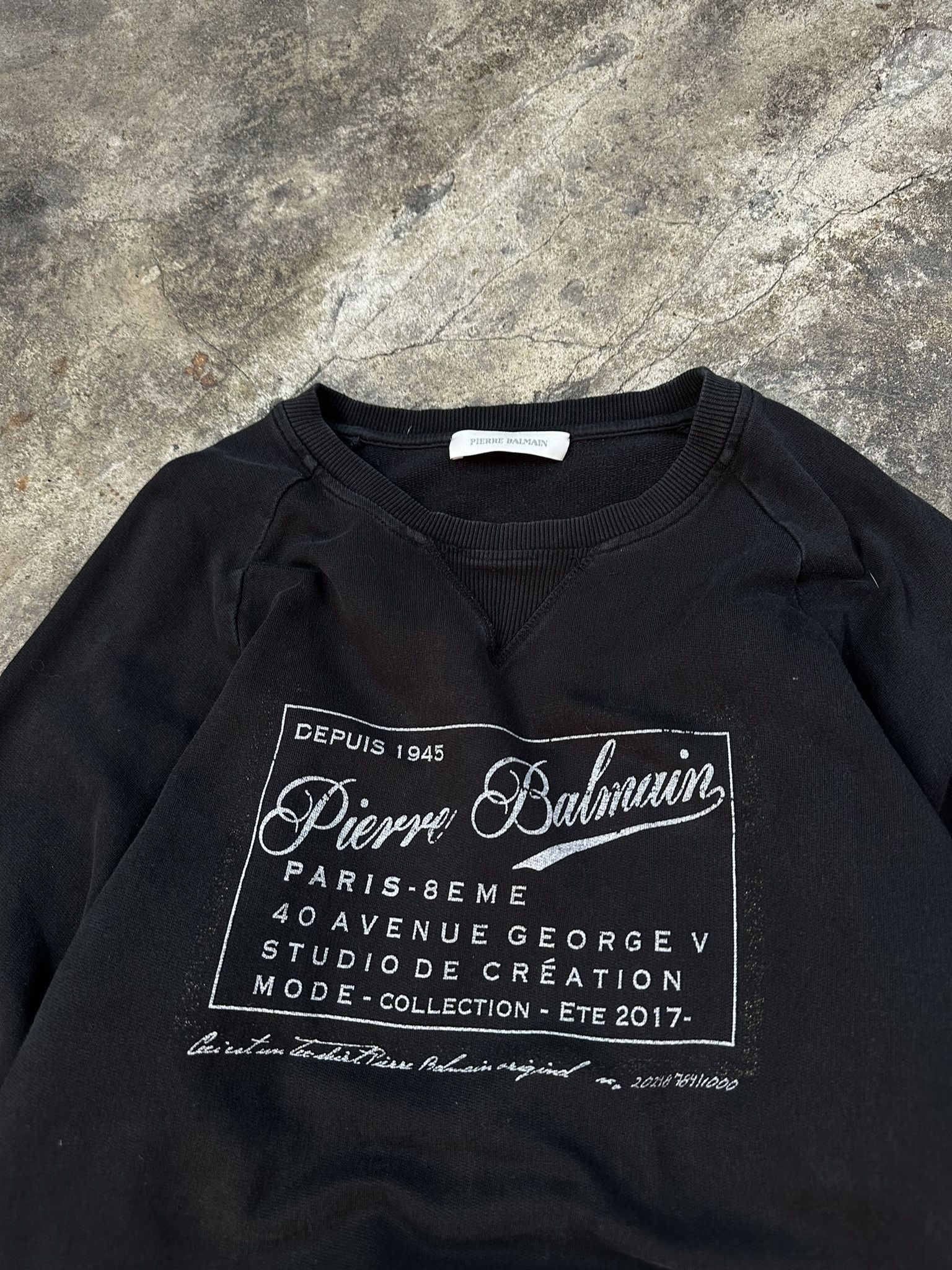 Pierre Balmain Pierre Balmain Logo Crewneck Size US M / EU 48-50 / 2 - 2 Thumbnail