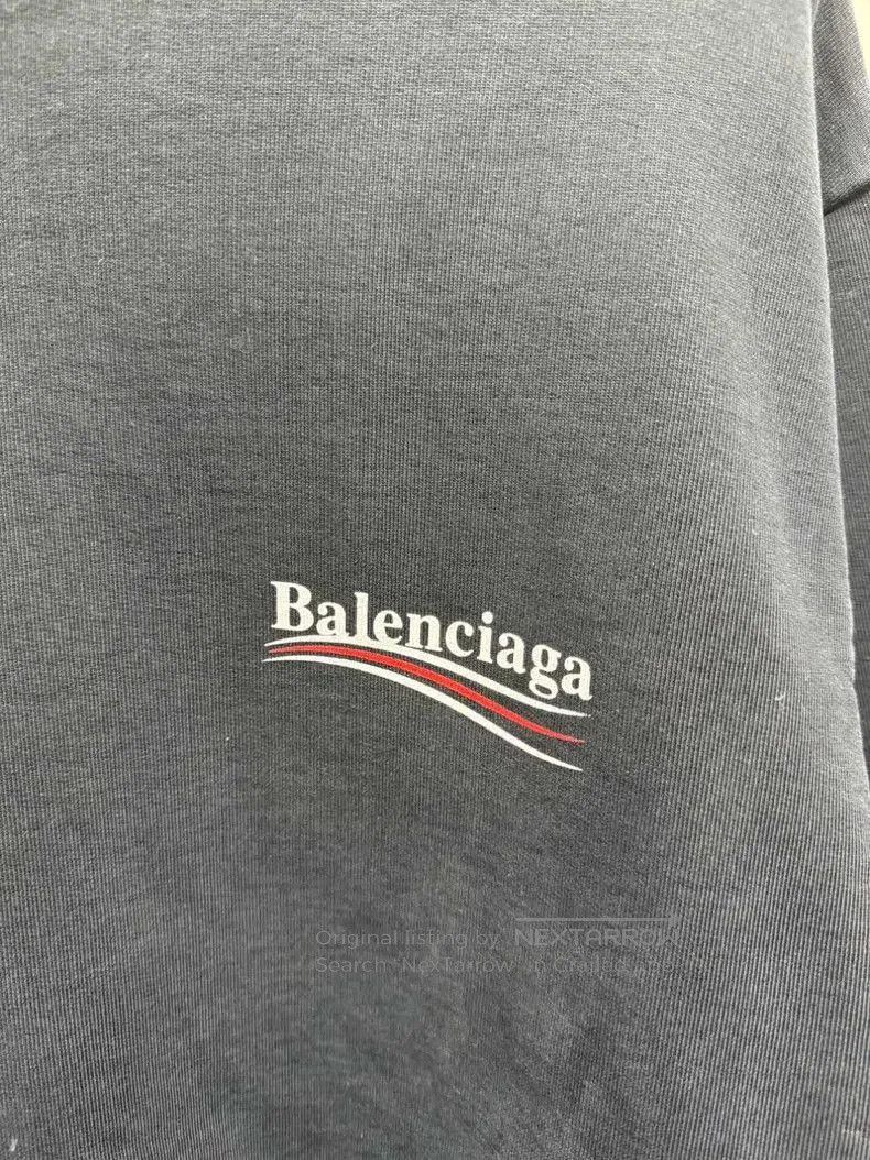 Balenciaga Balenciaga Black Embroidered Coke Sweatshirt. Size US XL / EU 56 / 4 - 5 Thumbnail