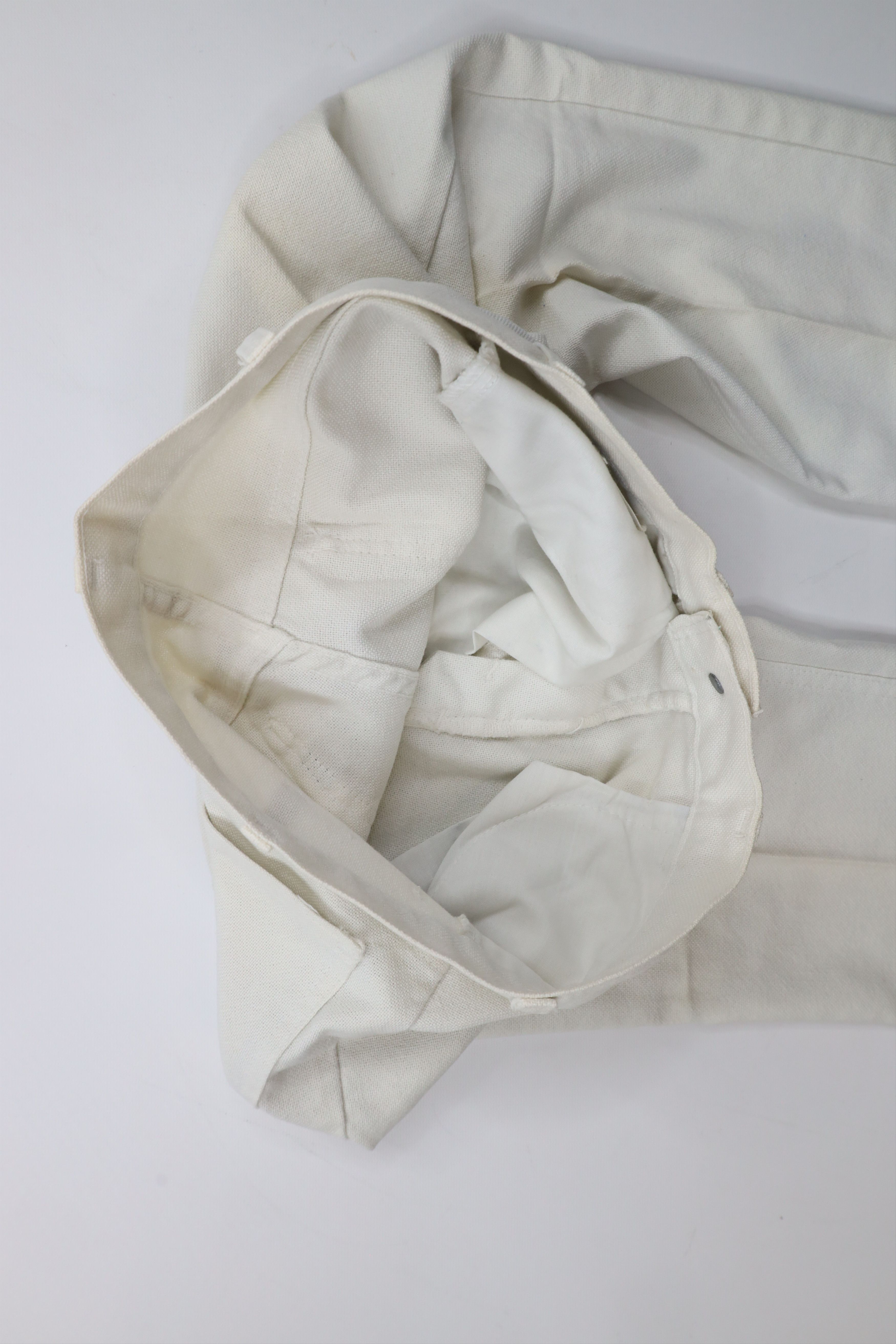 Levi's × Vintage Vintage 70s Levis Knit Wide Leg Bell Bottoms Pants White USA Size 28" / US 6 / IT 42 - 12 Thumbnail