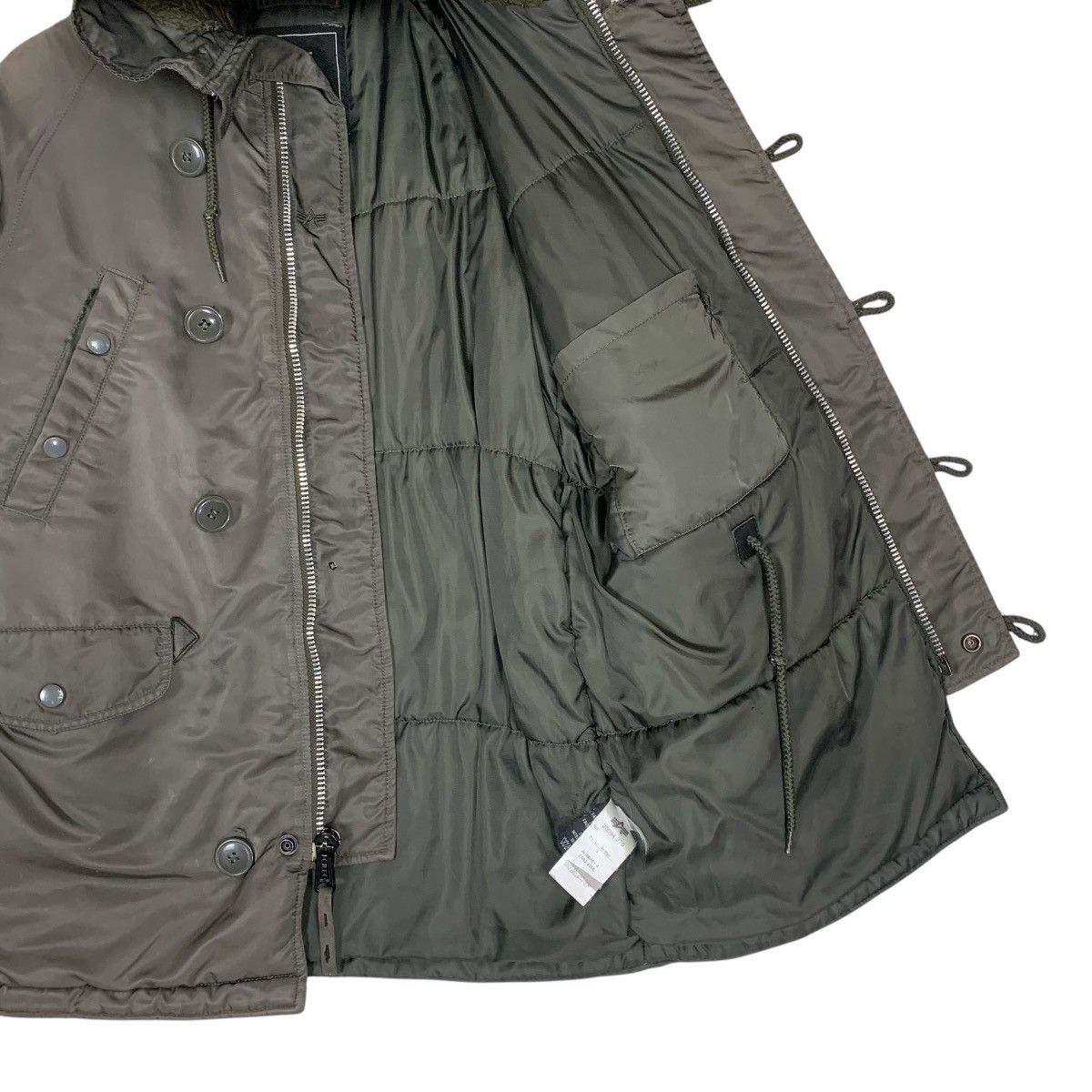 Alpha Industries Vintage Alpha Industries Military Streetwear Parkas Jacket Size US S / EU 44-46 / 1 - 8 Thumbnail