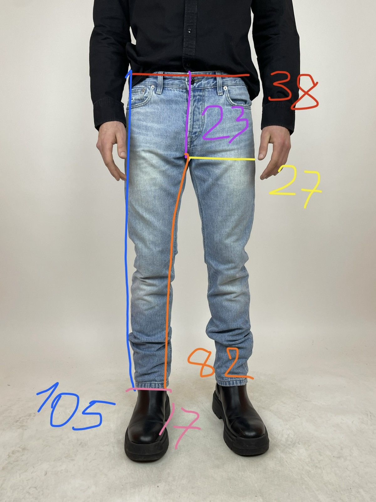 Filippa K Mens Filippa K blue jeans slim fit W30 L34 Size US 30 / EU 46 - 14 Thumbnail