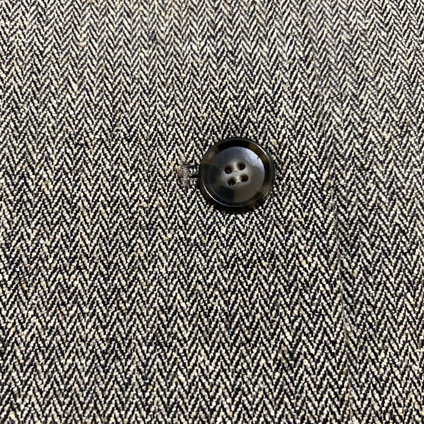 Talbots Talbots Blazer Jacket Gray Herringbone 8P Petite Wool Silk Lined Button-Up Women’s" Size M / US 6-8 / IT 42-44 - 4 Thumbnail