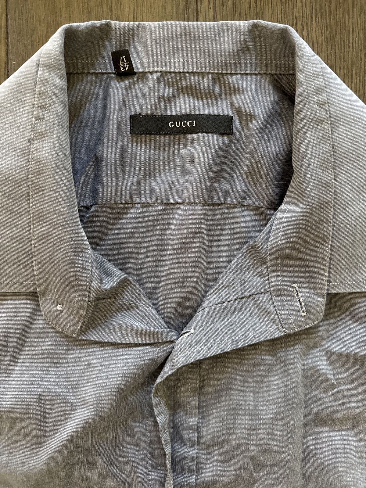 Designer × Gucci Gucci Dress Shirt Size US XL / EU 56 / 4 - 2 Thumbnail