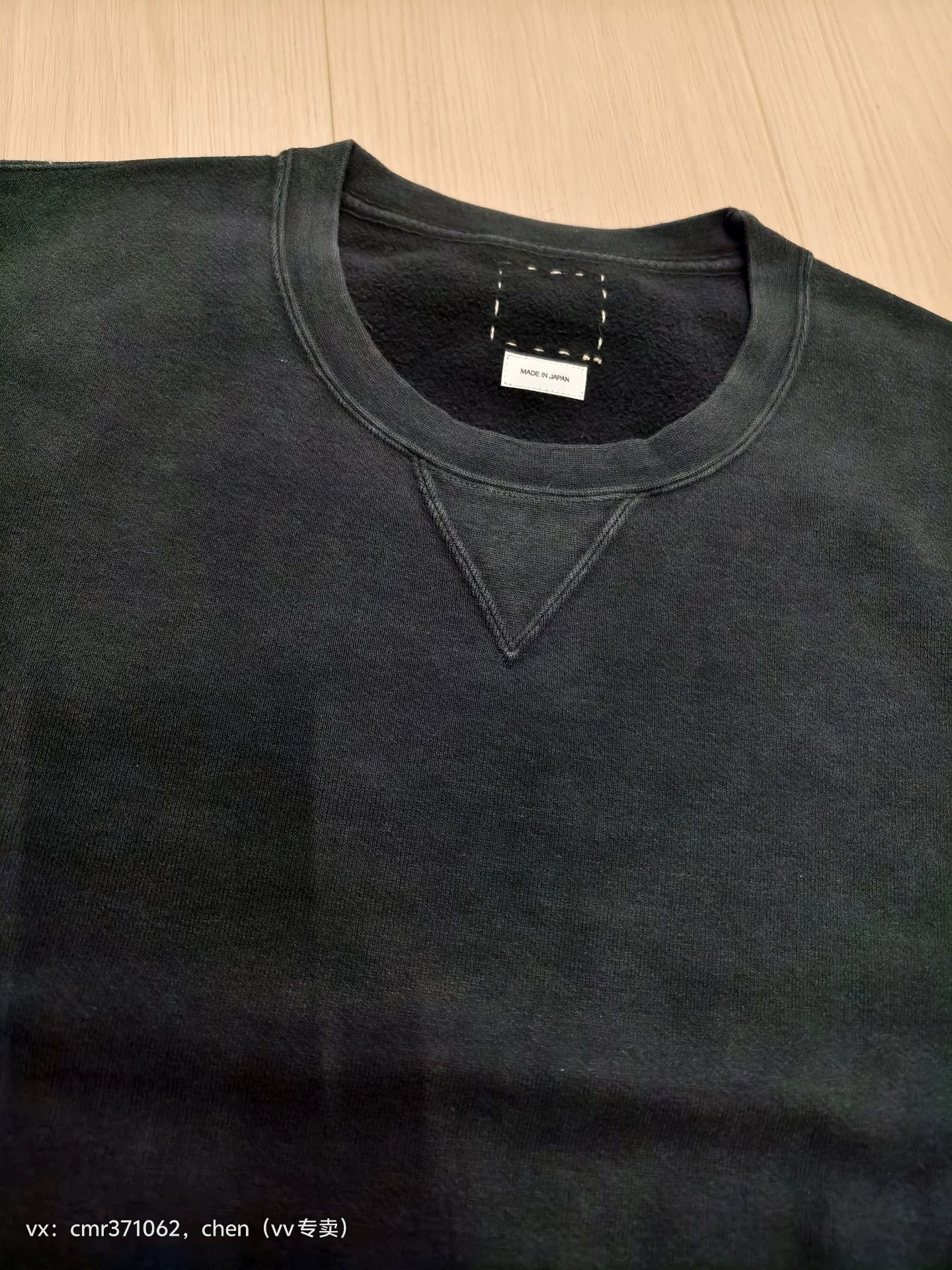 Visvim VISVIM 25SS JUMBO SB SWEAT L/S DMGD Black Sz 2,3,4 Size US M / EU 48-50 / 2 - 4 Thumbnail