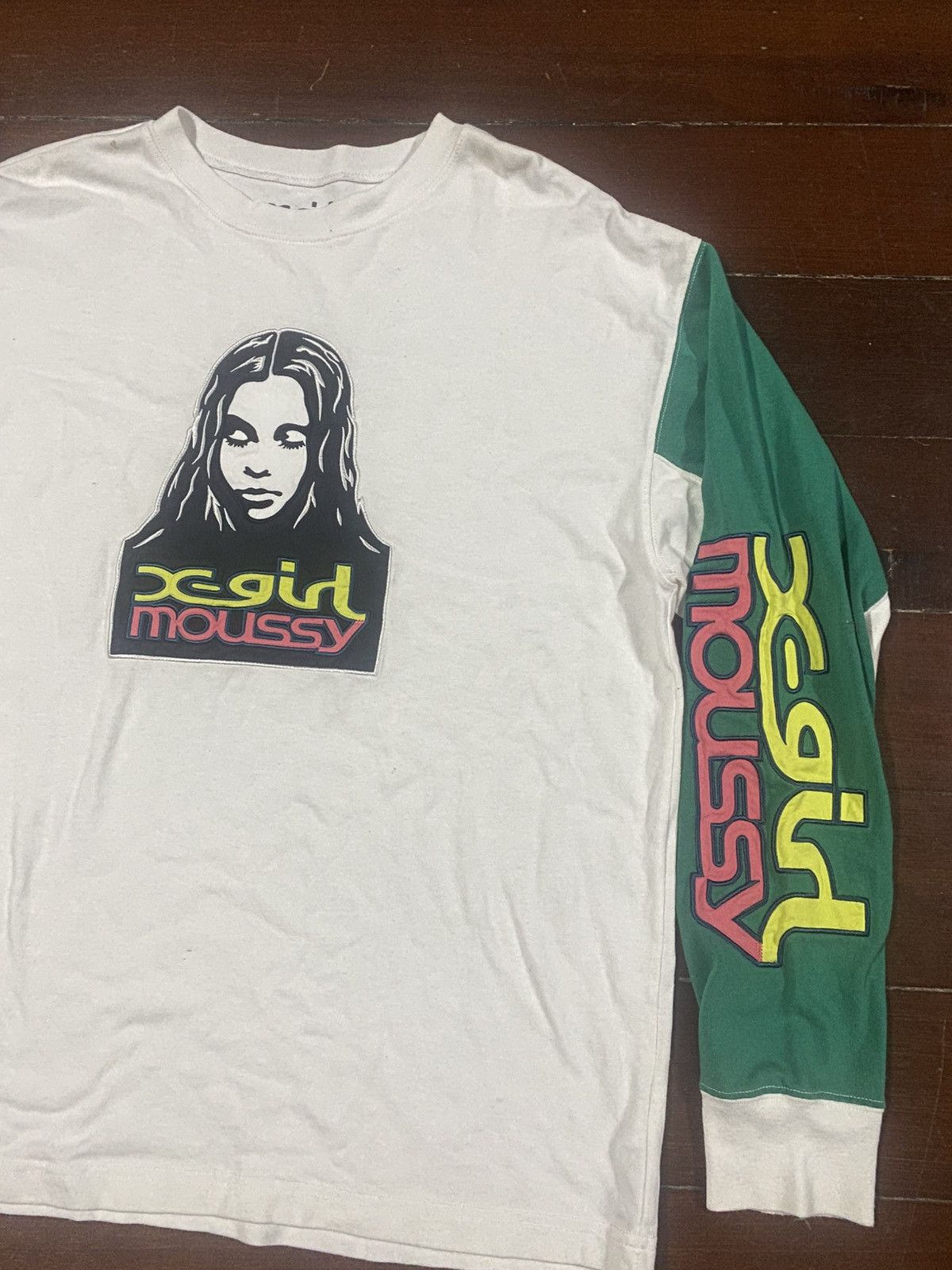X-LARGE Rare X-GIRL moussy SWEATSHIRT Size US L / EU 52-54 / 3 - 4 Thumbnail