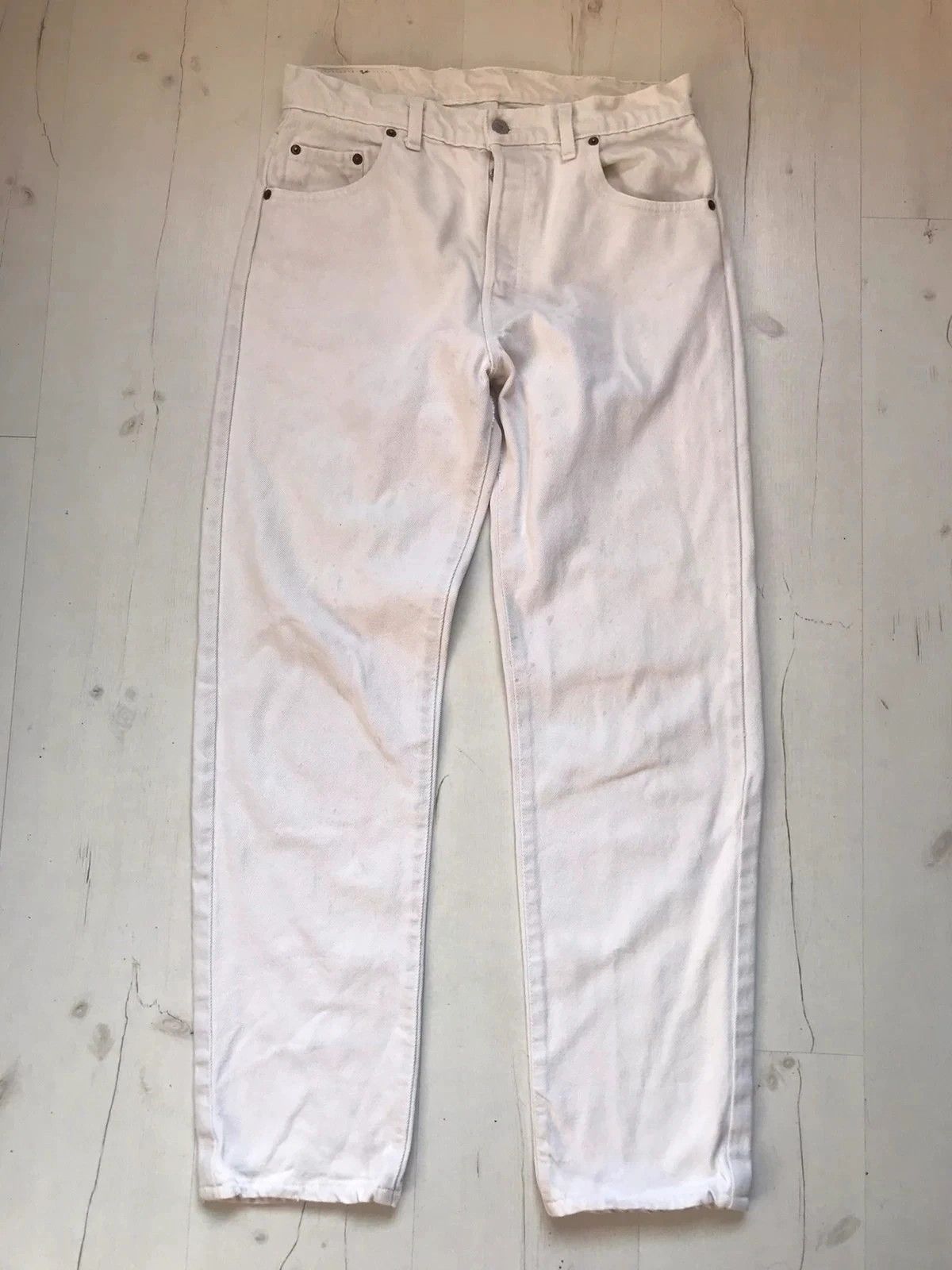 Levi's Levi's 80s Vintage White Denim White Tab Sz W 33 L 34 1983 Size US 33 - 1 Thumbnail