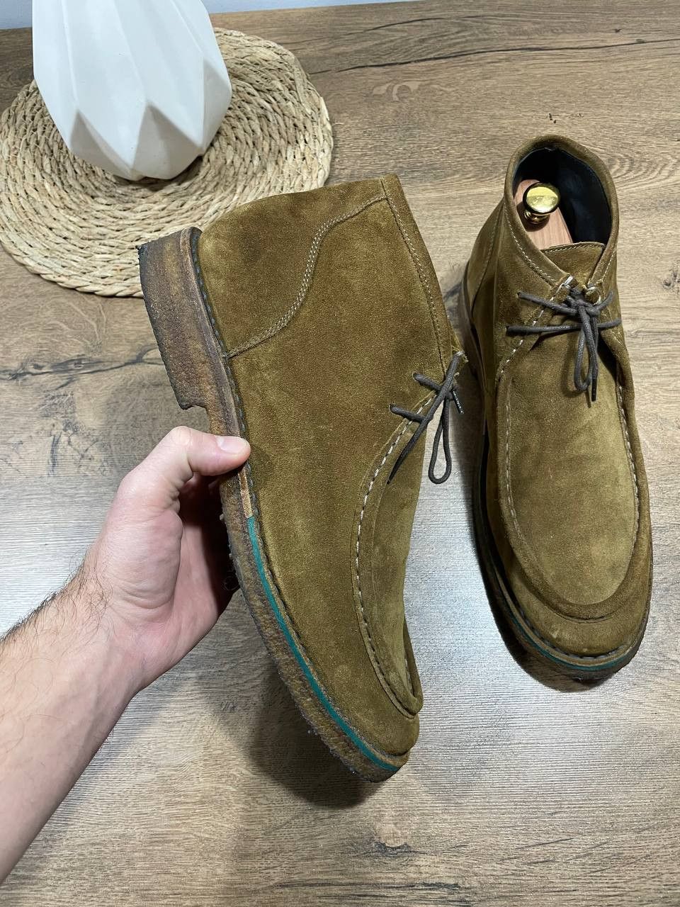 Other UIt Ormeda hand made italy mens suede ancle boots Size US 11 / EU 44 - 3 Thumbnail