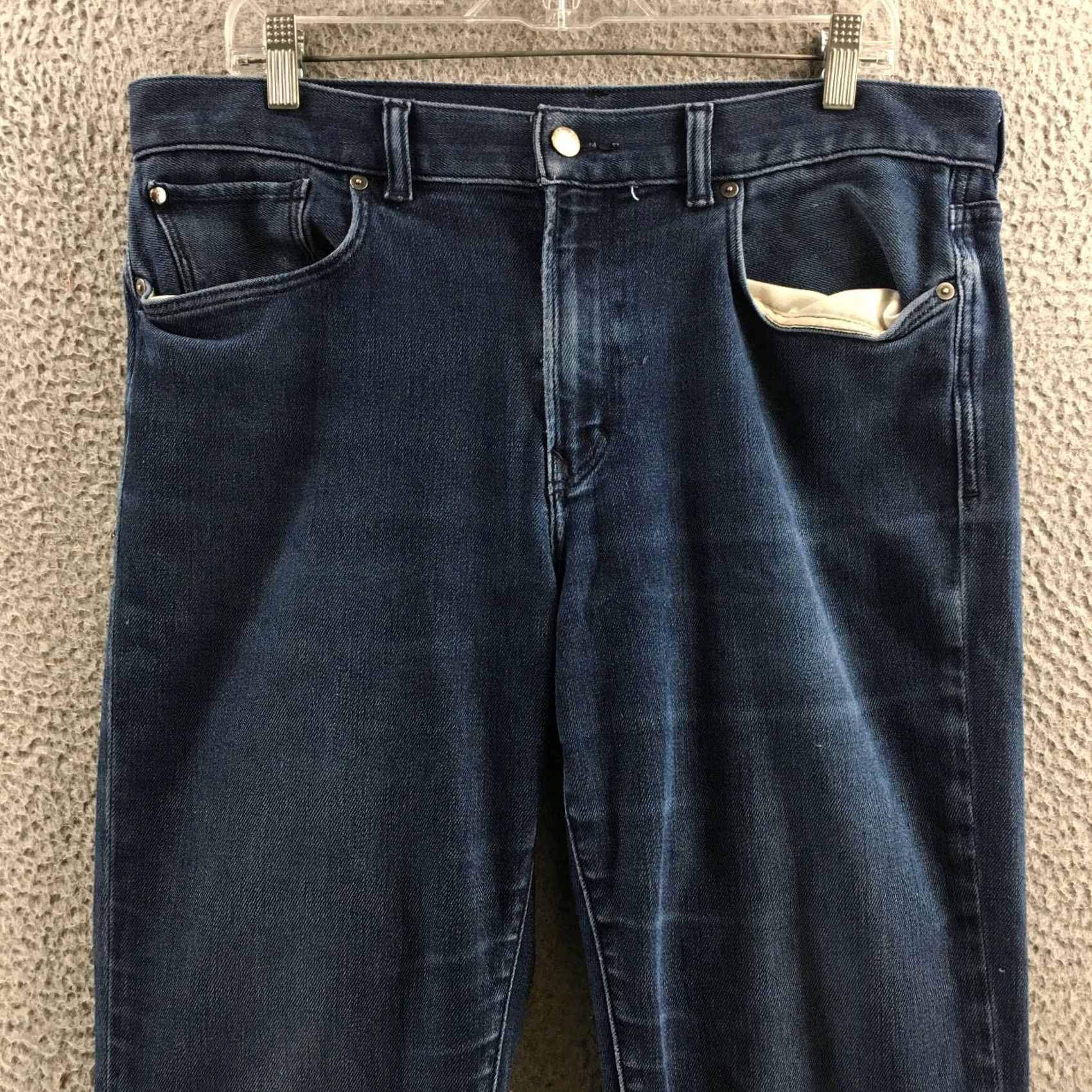 Banana Republic Banana Republic Jeans Mens 36x36 Straight Denim Blue 5-Pocket Regular Slim Jeans, Banana Republic The Traveler, 36x33 Inseam 33 Size US 36 / EU 52 - 2 Thumbnail