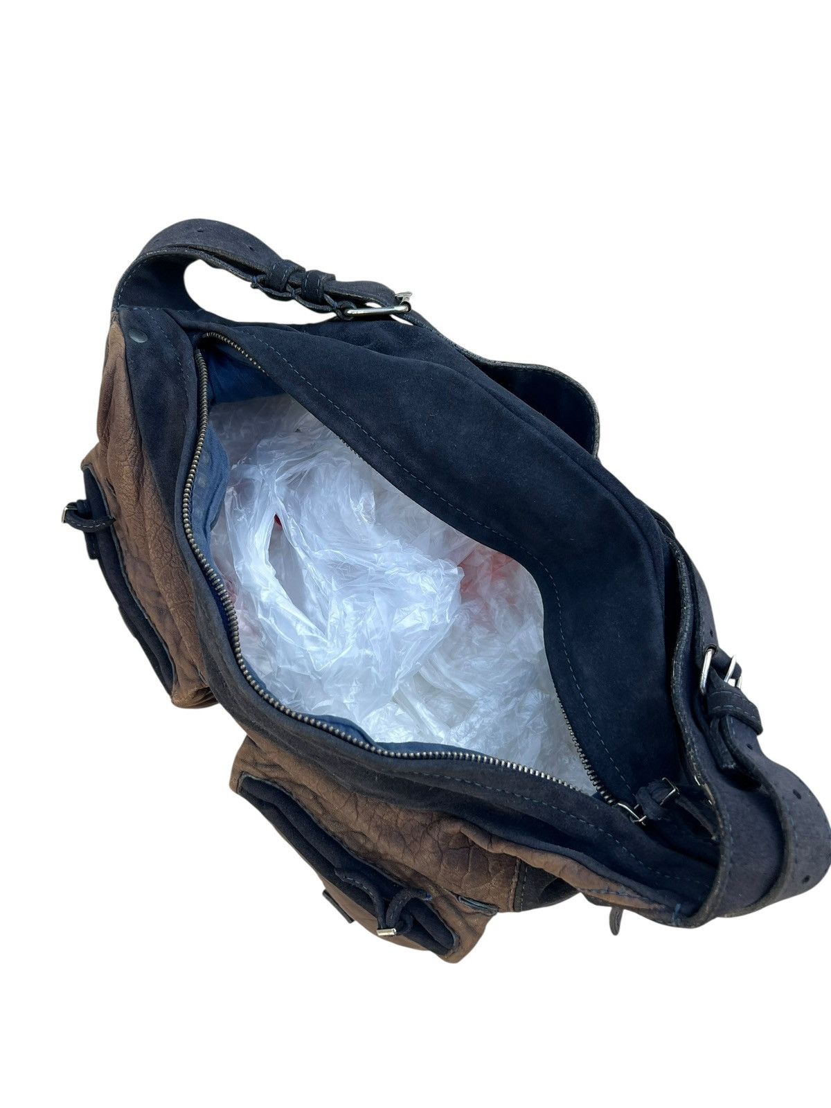 Leather Jerome Dreyfuss Patina Hybrid Leather Hobo Bag Size ONE SIZE - 19 Thumbnail