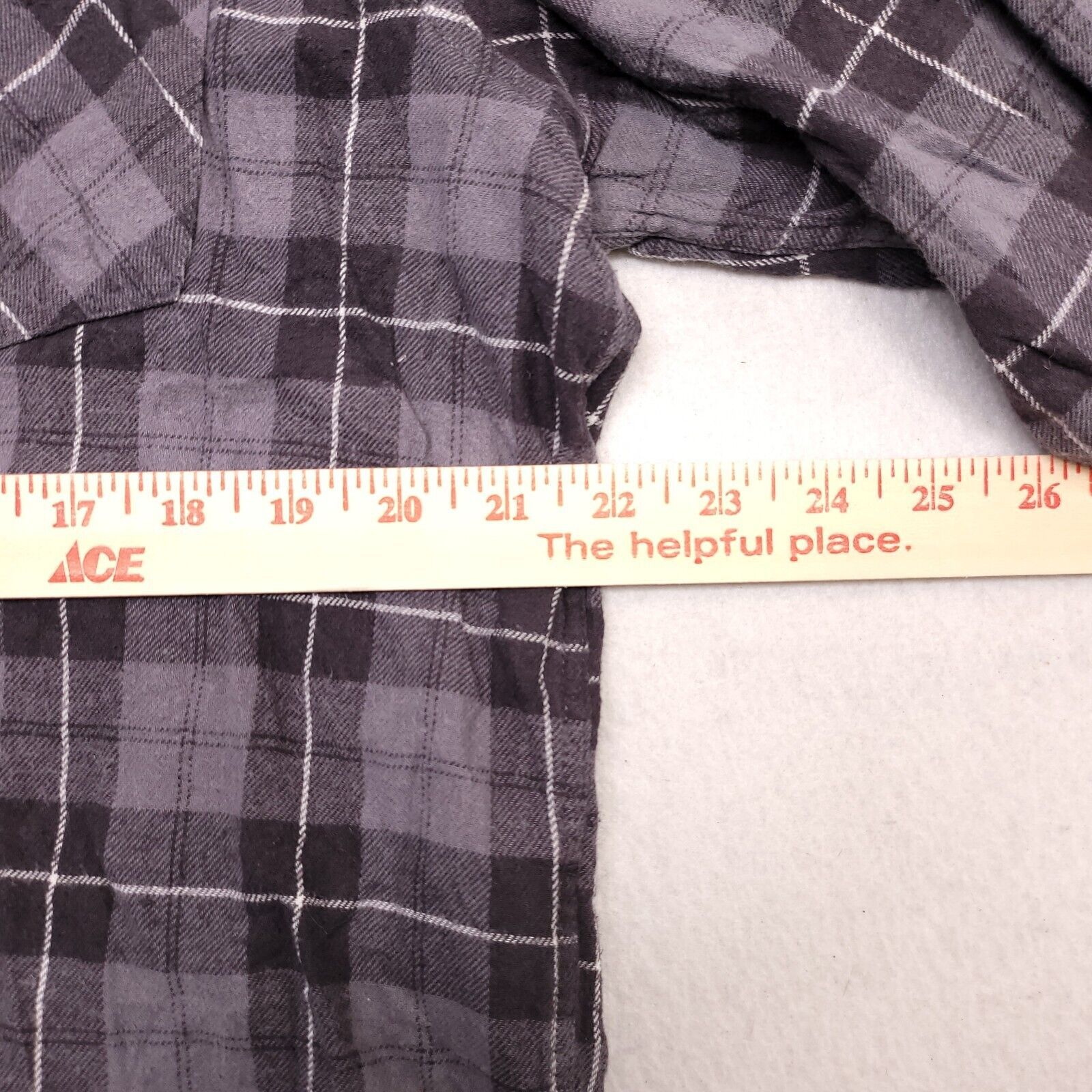 Retrofit Retrofit Tartan Flannel Shirt Mens Size Extra Large XL Gray Size US XL / EU 56 / 4 - 9 Thumbnail