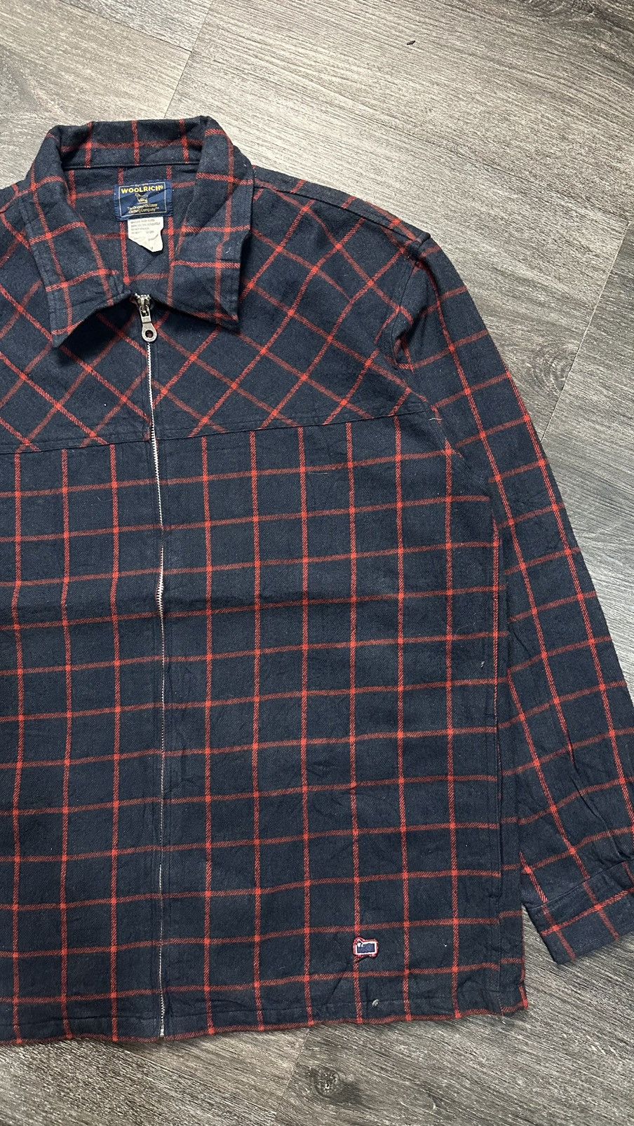 Woolrich Woolen Mills 90s woolrich plaid zipper jacket Size US M / EU 48-50 / 2 - 3 Thumbnail