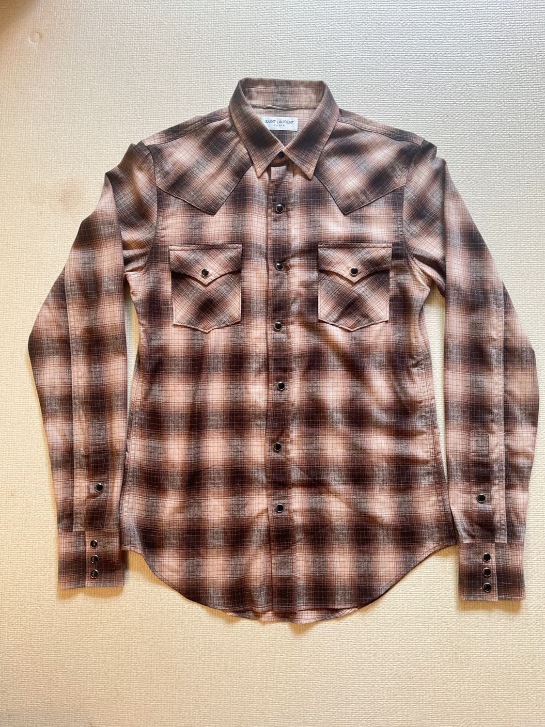 Saint Laurent Paris Saint Laurent 15FW Flannel Western Shirt Size US M / EU 48-50 / 2 - 1 Thumbnail
