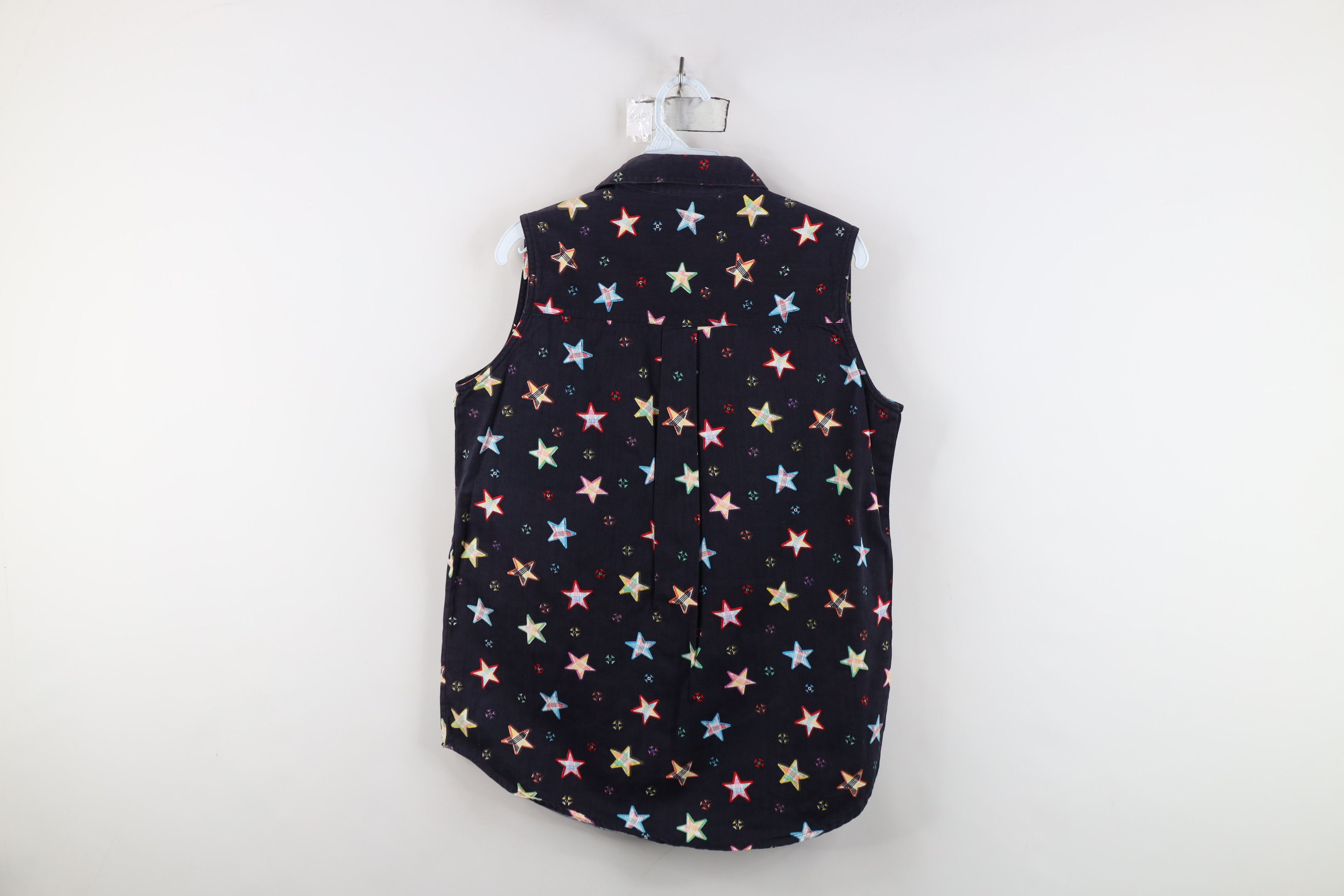 Vintage Deadstock Vintage 90s Streetwear Sleeveless Button Shirt Size M / US 6-8 / IT 42-44 - 13 Thumbnail