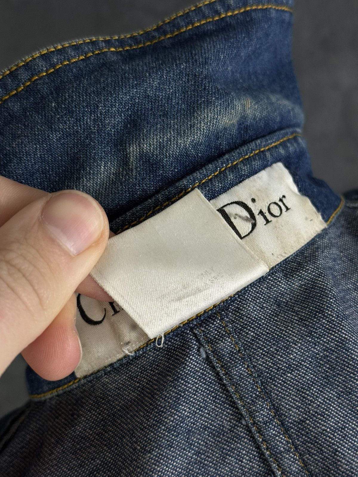 Dior Vintage CHRISTIAN DIOR BOUTIQUE Embroidered Denim Jacket Size M / US 6-8 / IT 42-44 - 14 Thumbnail