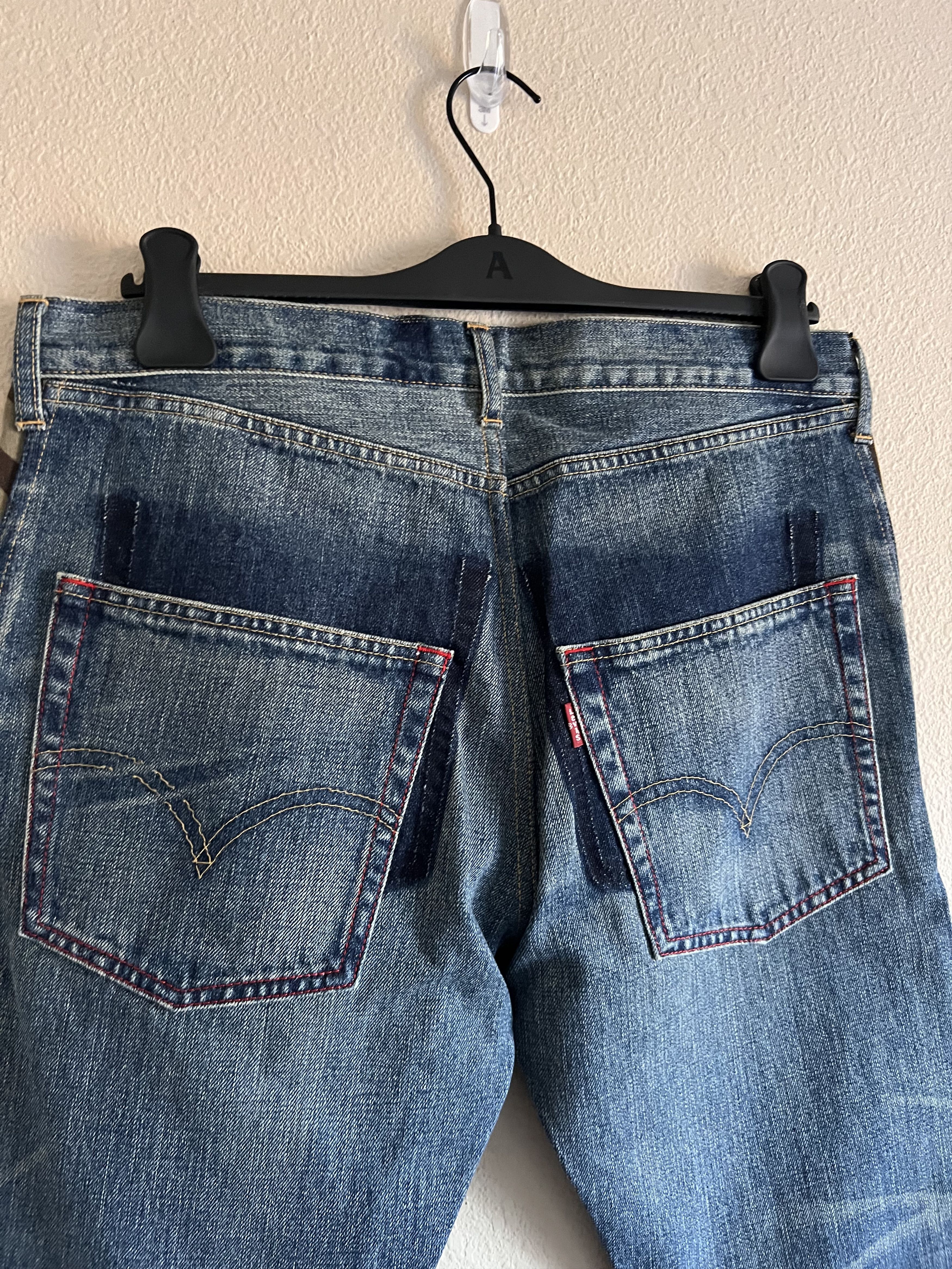 Comme des Garcons Levi's Junya Watanabe Double Knee Denim Jeans Size US 34 / EU 50 - 5 Thumbnail
