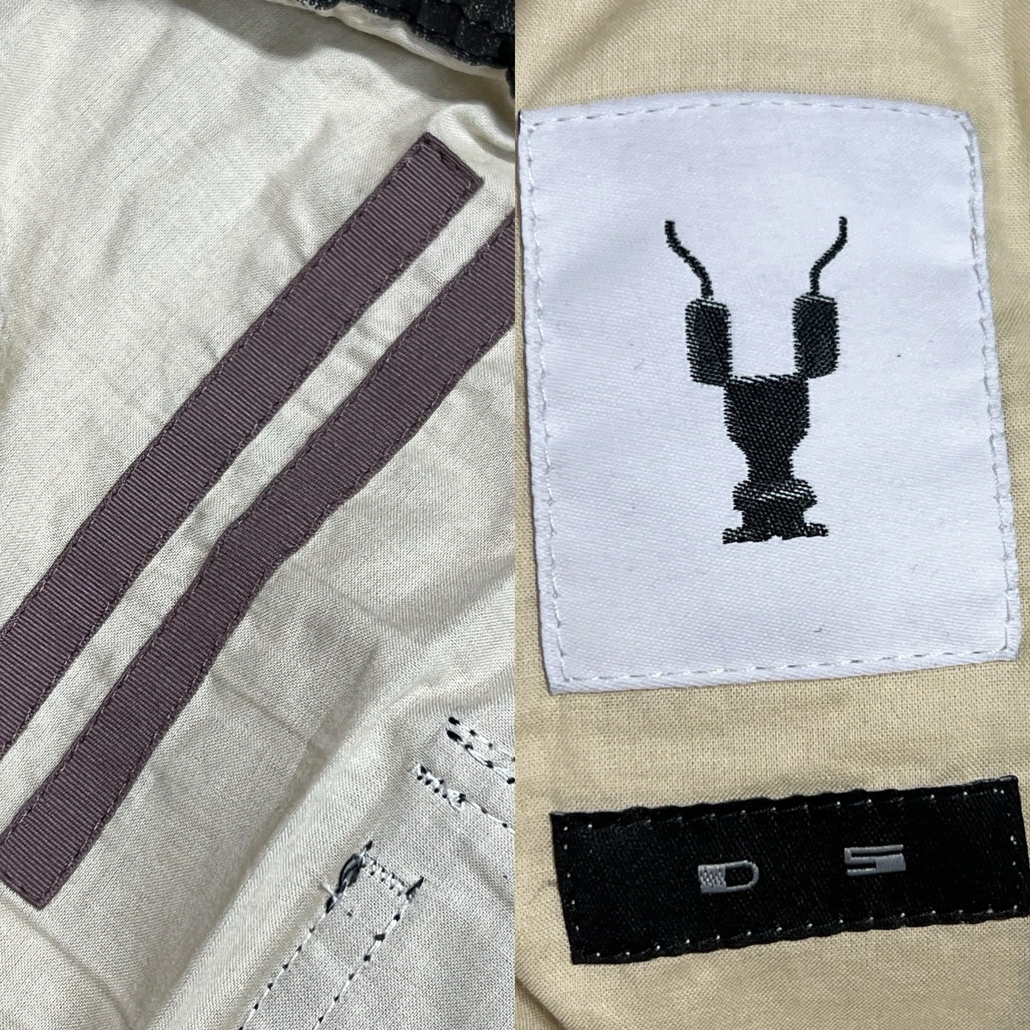 Rick Owens Rick Owens SS17 DRKSHDW Low Crotch Cropped Pants Size US 34 / EU 50 - 6 Thumbnail